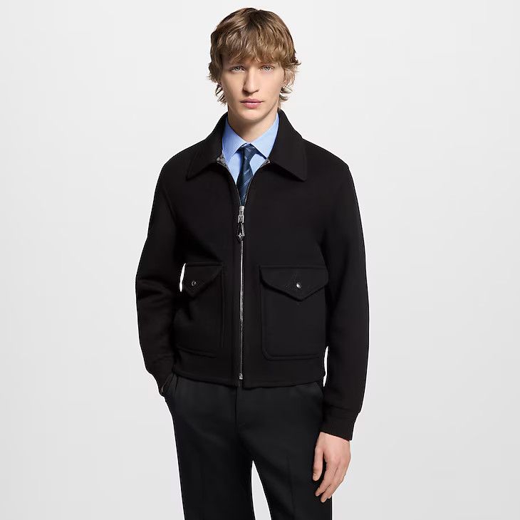 Louis Vuitton Wool-Silk Double Face Blouson Size US L / EU 52-54 / 3 - 3 Thumbnail