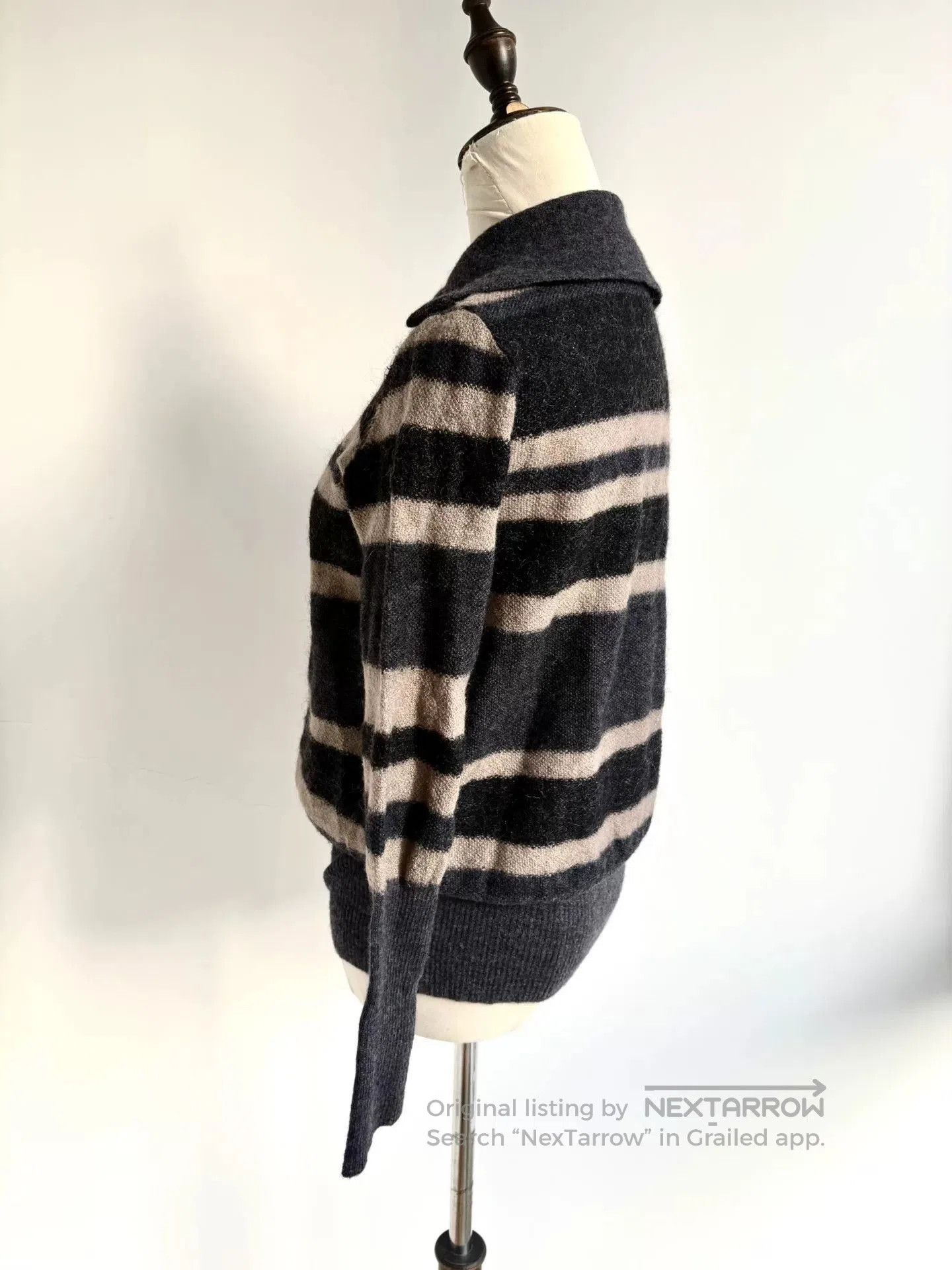 Vivienne Westwood Vivienne Westwood Gray Stripe Wool Jacket. Size US S / EU 44-46 / 1 - 3 Thumbnail