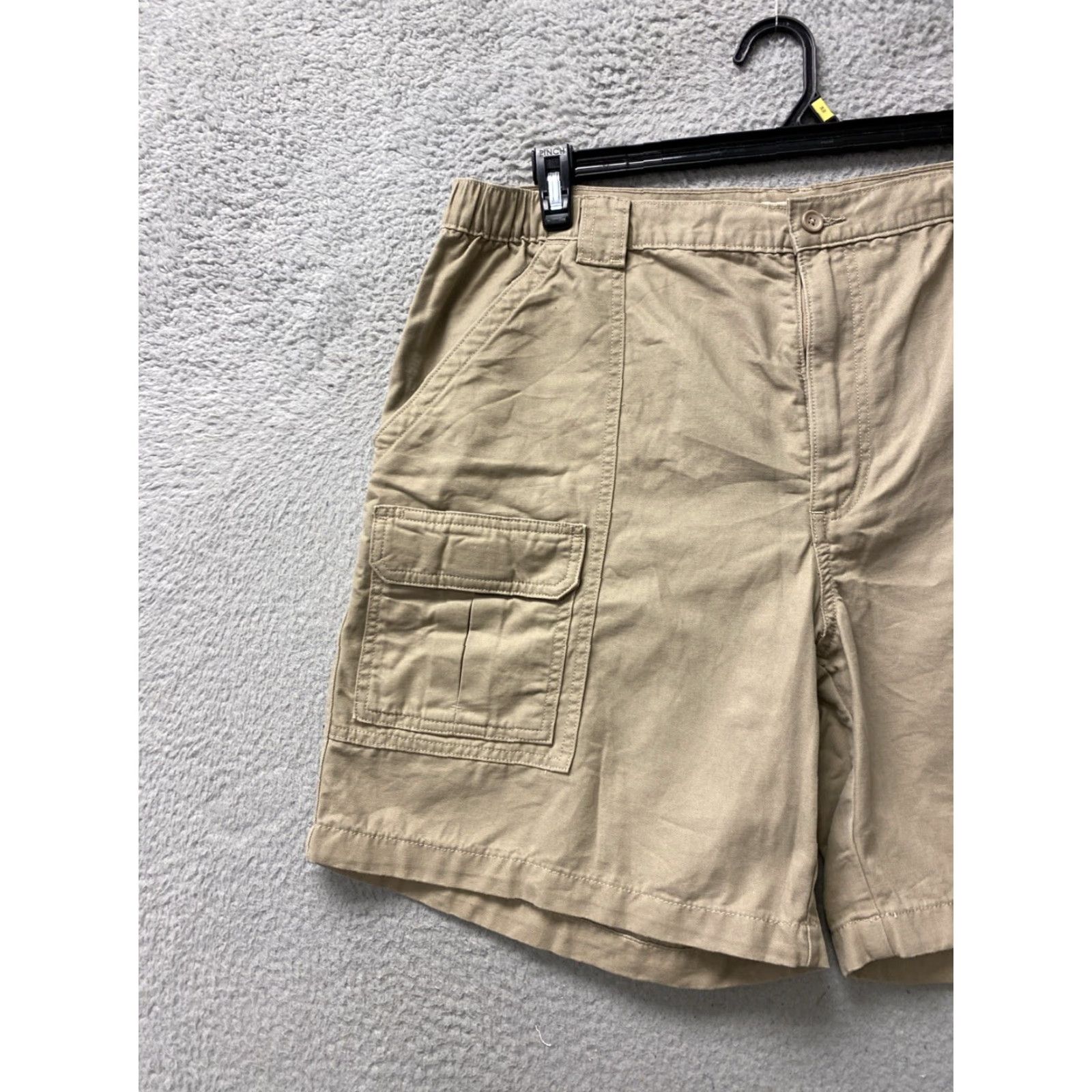 Savane Savane cargo hiking shorts Men's 40x10 Tan Comfort waist cotton Outdoor /130-4 Size US 40 / EU 56 - 4 Thumbnail