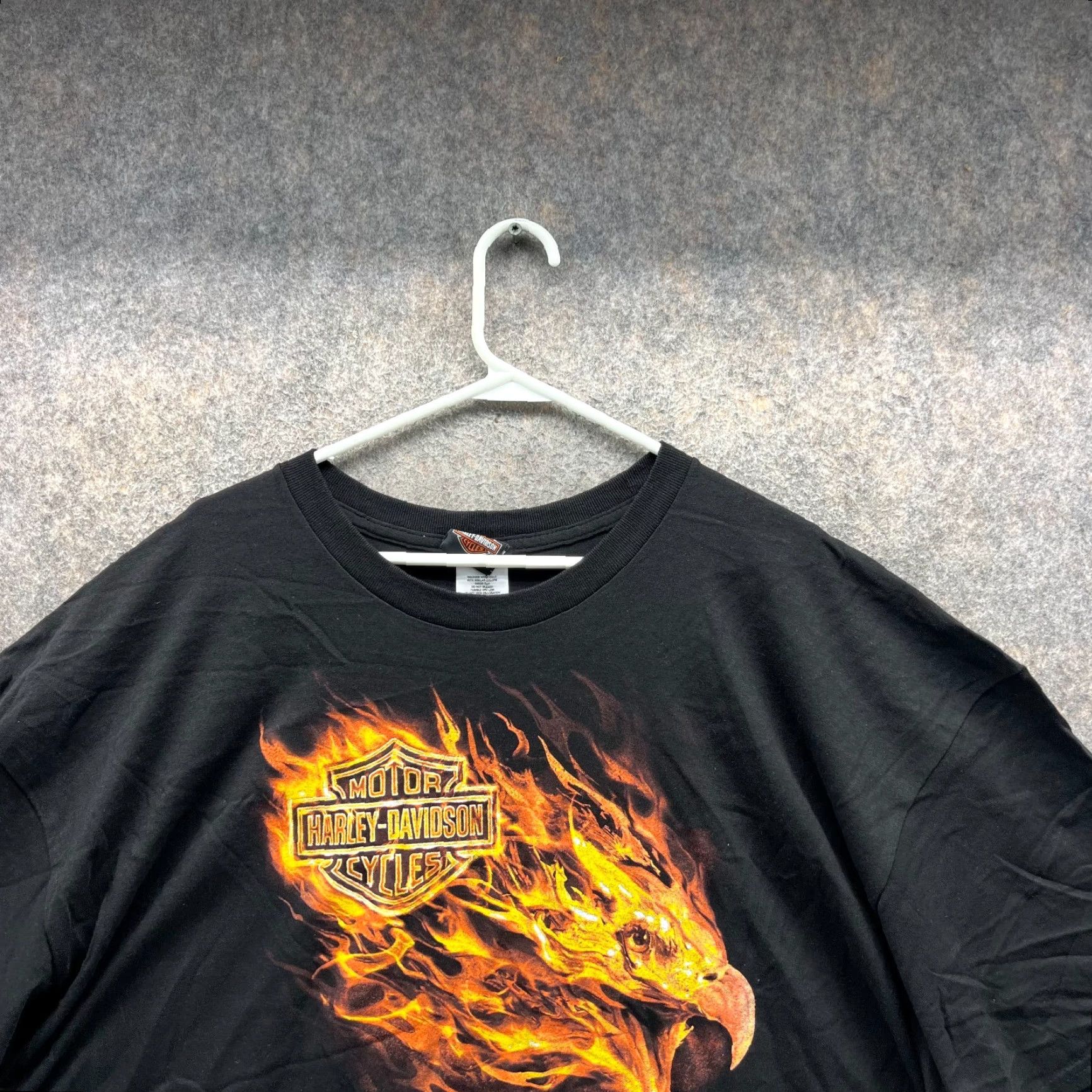 Harley Davidson Harley-Davidson Shirt Men 3XL Black Cotton Motorcycle Logo T-Shirt 3XL Mens Casual New Without Tags Size US XXL / EU 58 / 5 - 5 Thumbnail