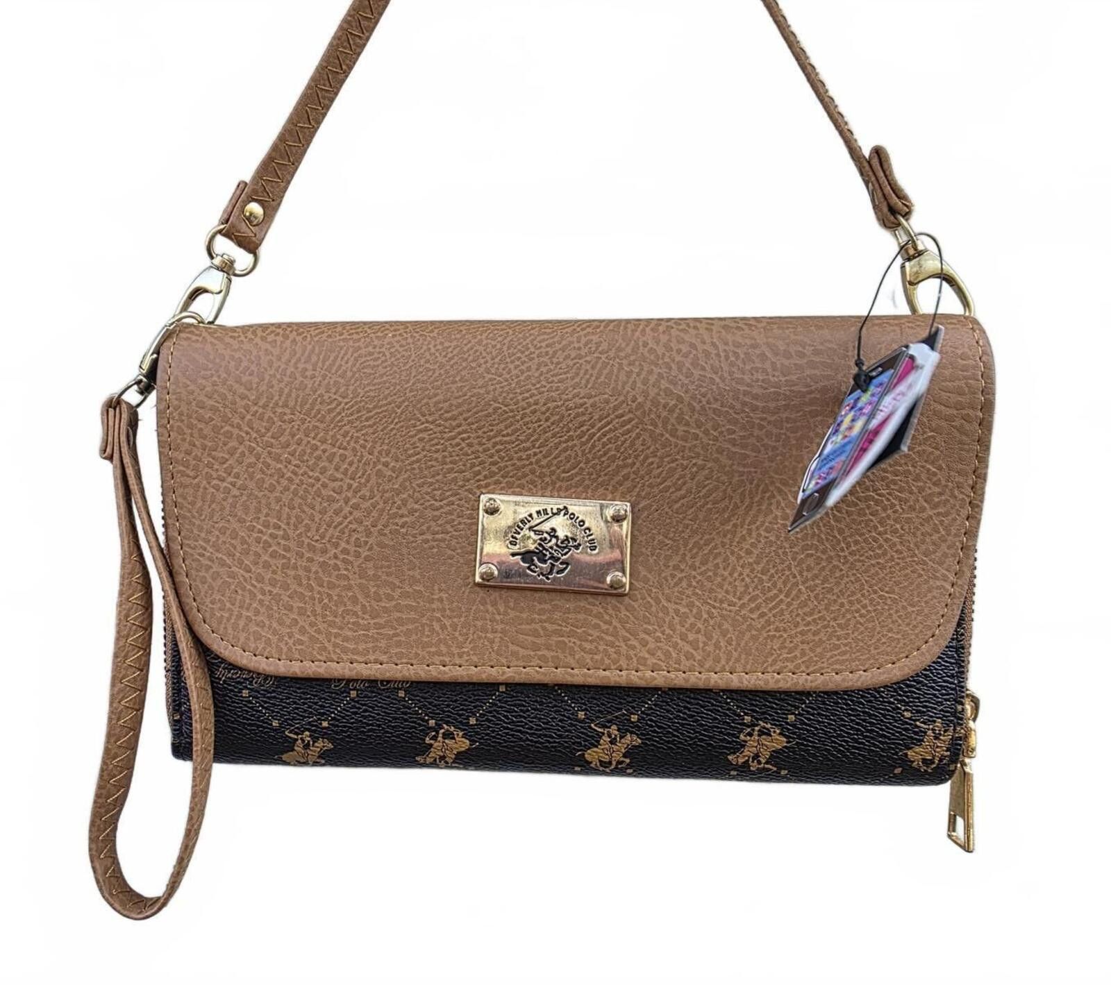 Beverly Hills Polo Club Beverly Hills Polo Club Brown & Black 3-Way Crossbody Bag Size ONE SIZE - 4 Thumbnail