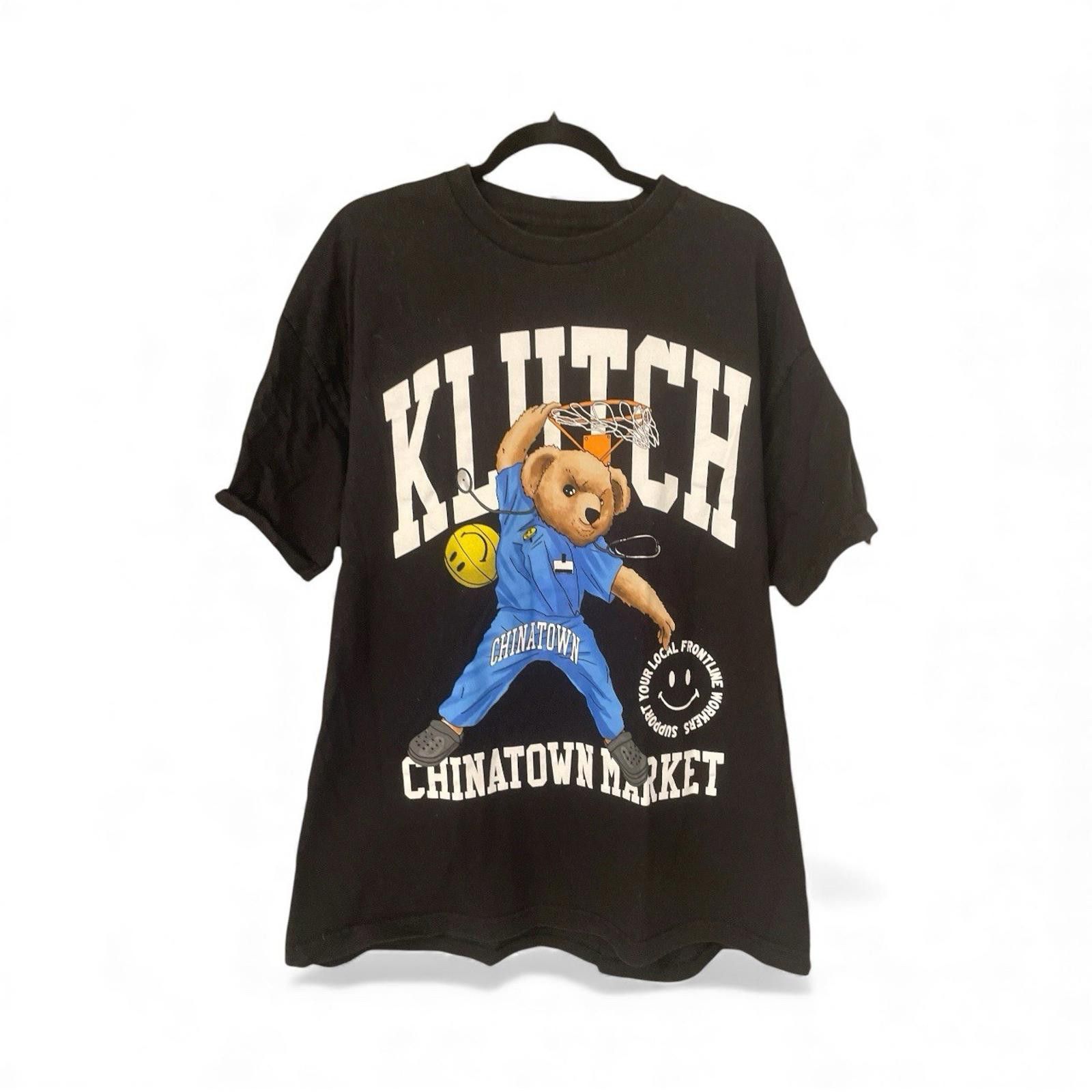 Other Chinatown Market Klutch Bear Basketball T- shirt Black XXL Size US XXL / EU 58 / 5 - 1 Thumbnail