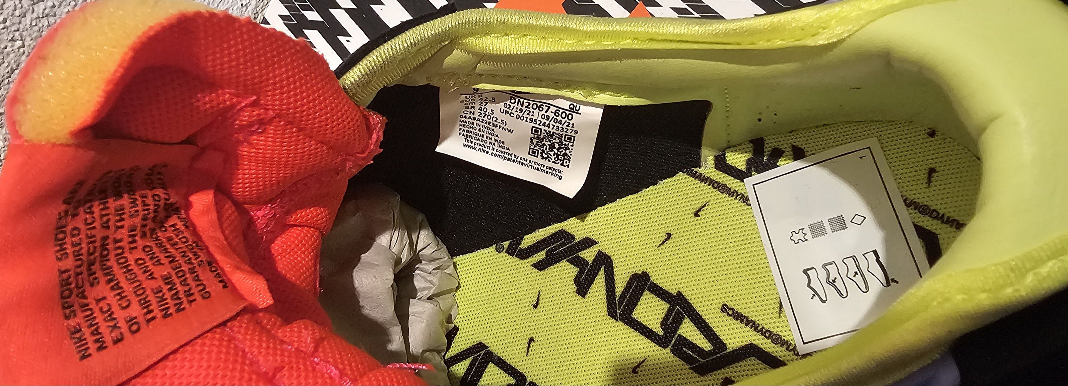 Acronym × Errolson Hugh × Nike Nike Blazer low Acronym maroon lemon NEW S9/42,5 Size US 9 / EU 42 - 11 Thumbnail