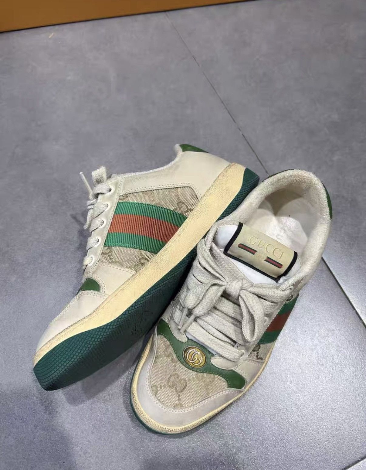 Gucci Gucci Dirty Sneakers J38 Size US 5.5 / IT 35.5 - 3 Thumbnail