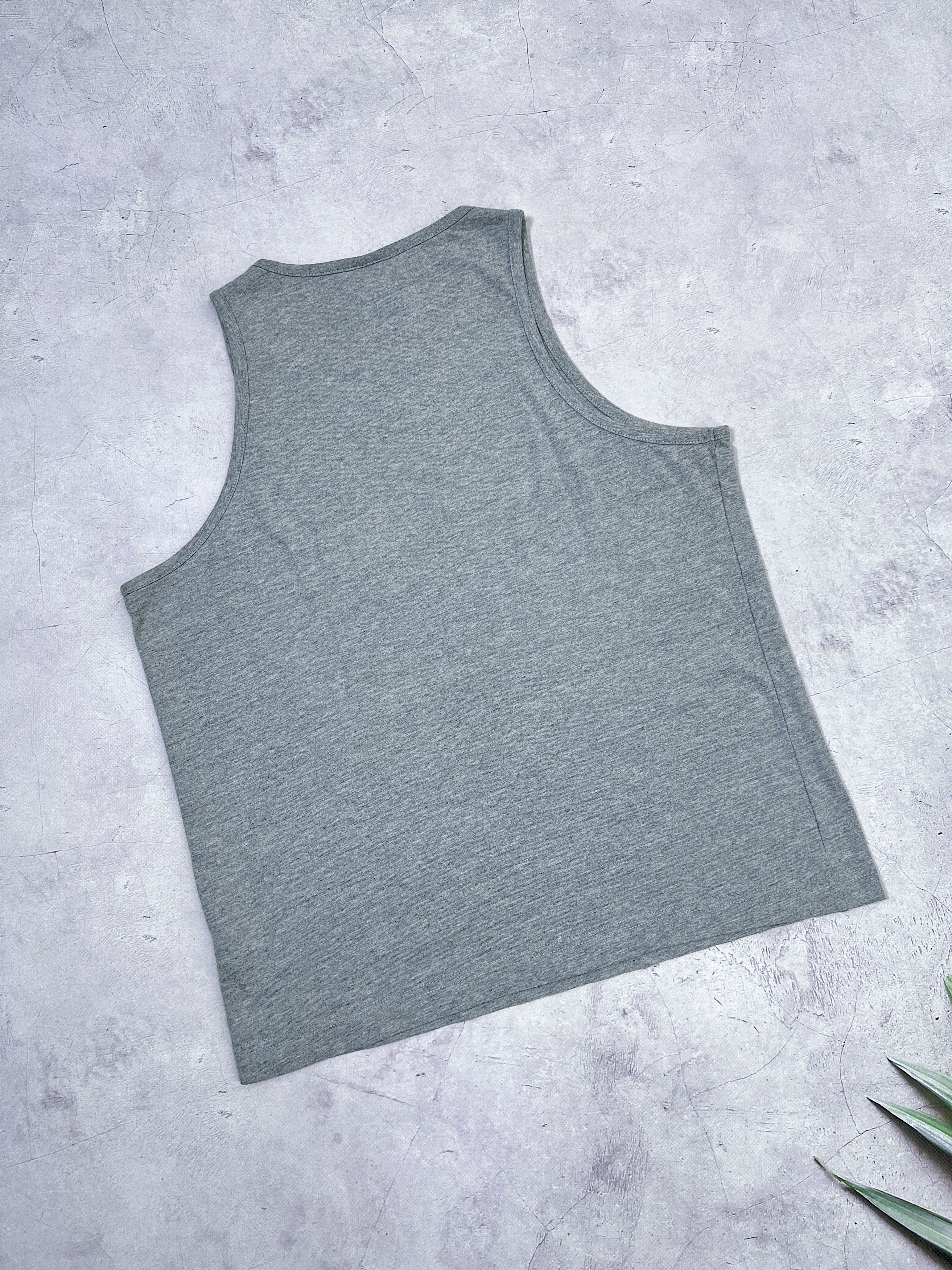 Nike × Vintage Vintage Nike Vest Central Logo Grey Size US M / EU 48-50 / 2 - 12 Thumbnail