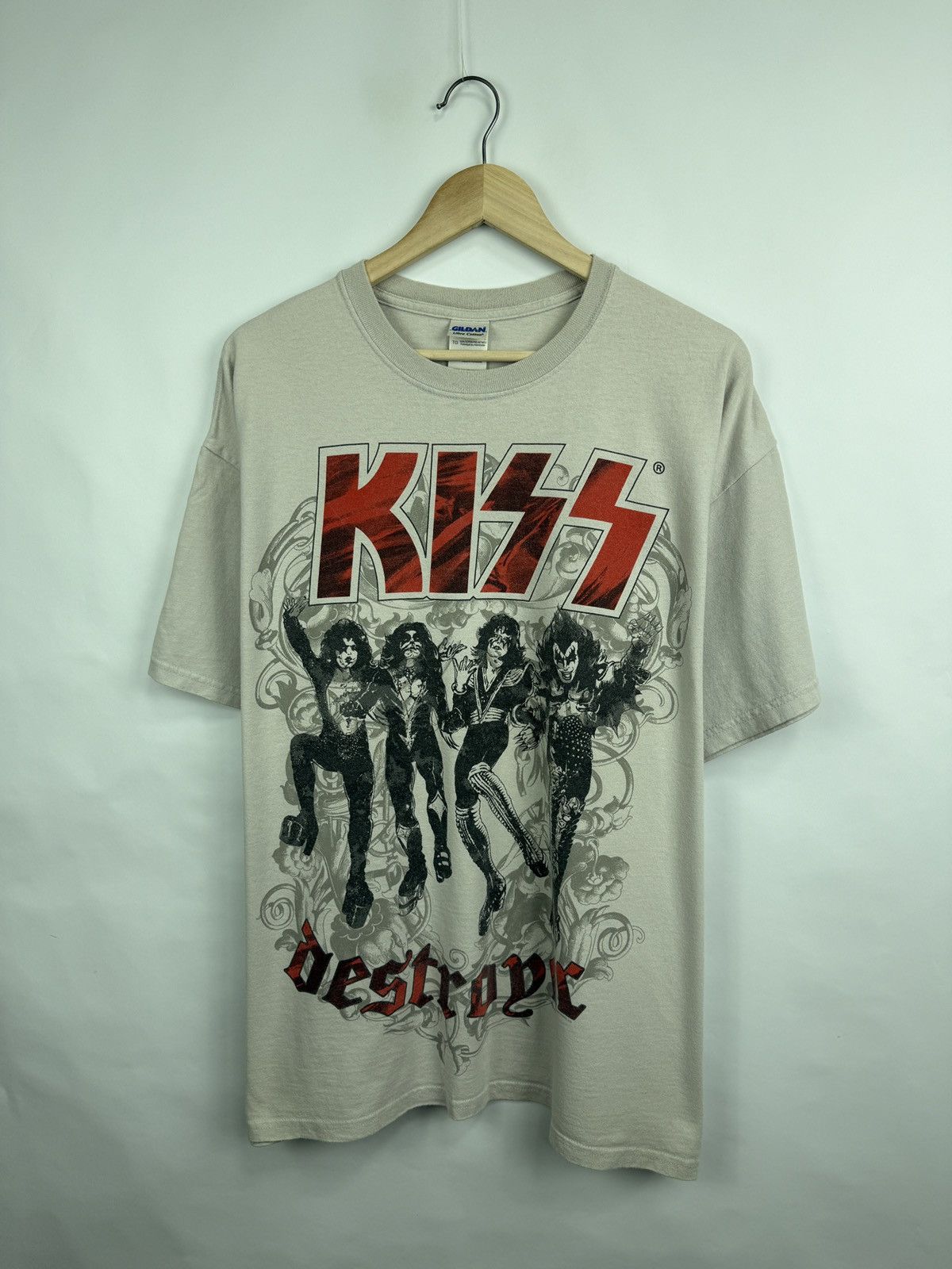 KISS 🇺🇸 Vintage Kiss Destroyer 1976 2009 T-Shirt Detroit Rock City Size US XL / EU 56 / 4 - 2 Thumbnail