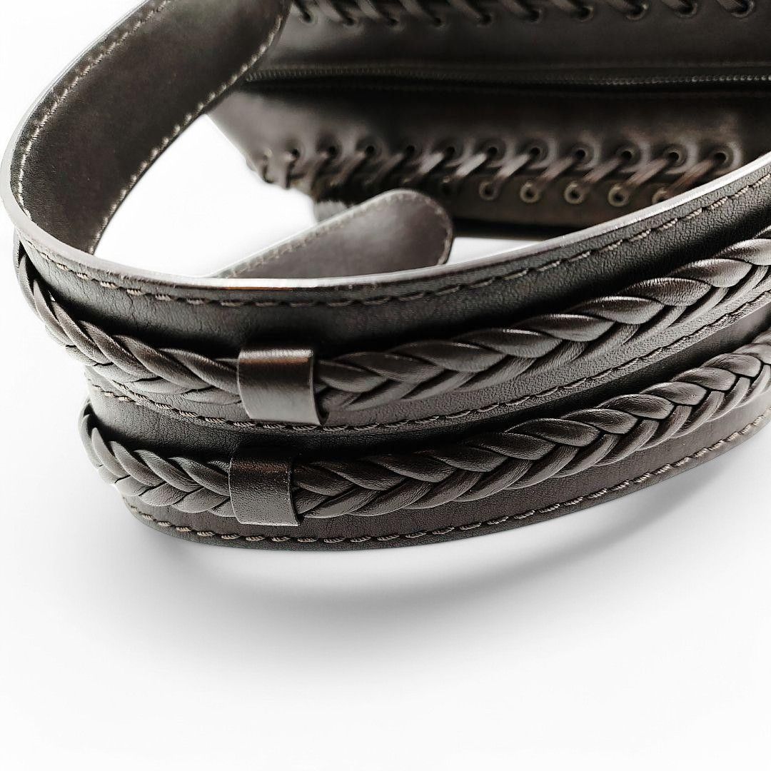 Dior Dior - Ethnica Line Mini Boston Black Monogram Leather Size ONE SIZE - 7 Thumbnail