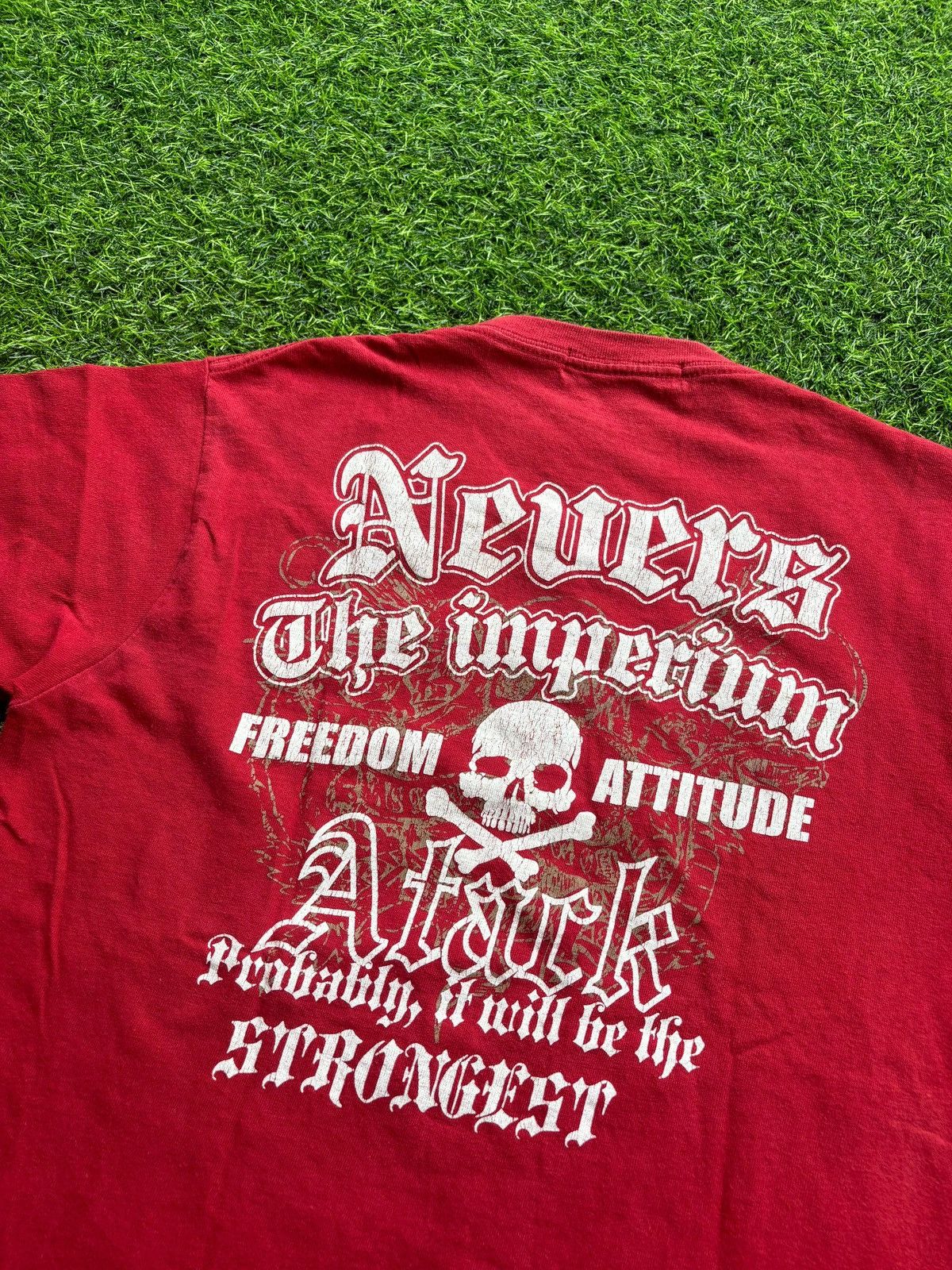 Hysteric Glamour Y2k Earthgrand Nevers the imperium Punk Style Tshirt Size US L / EU 52-54 / 3 - 3 Thumbnail