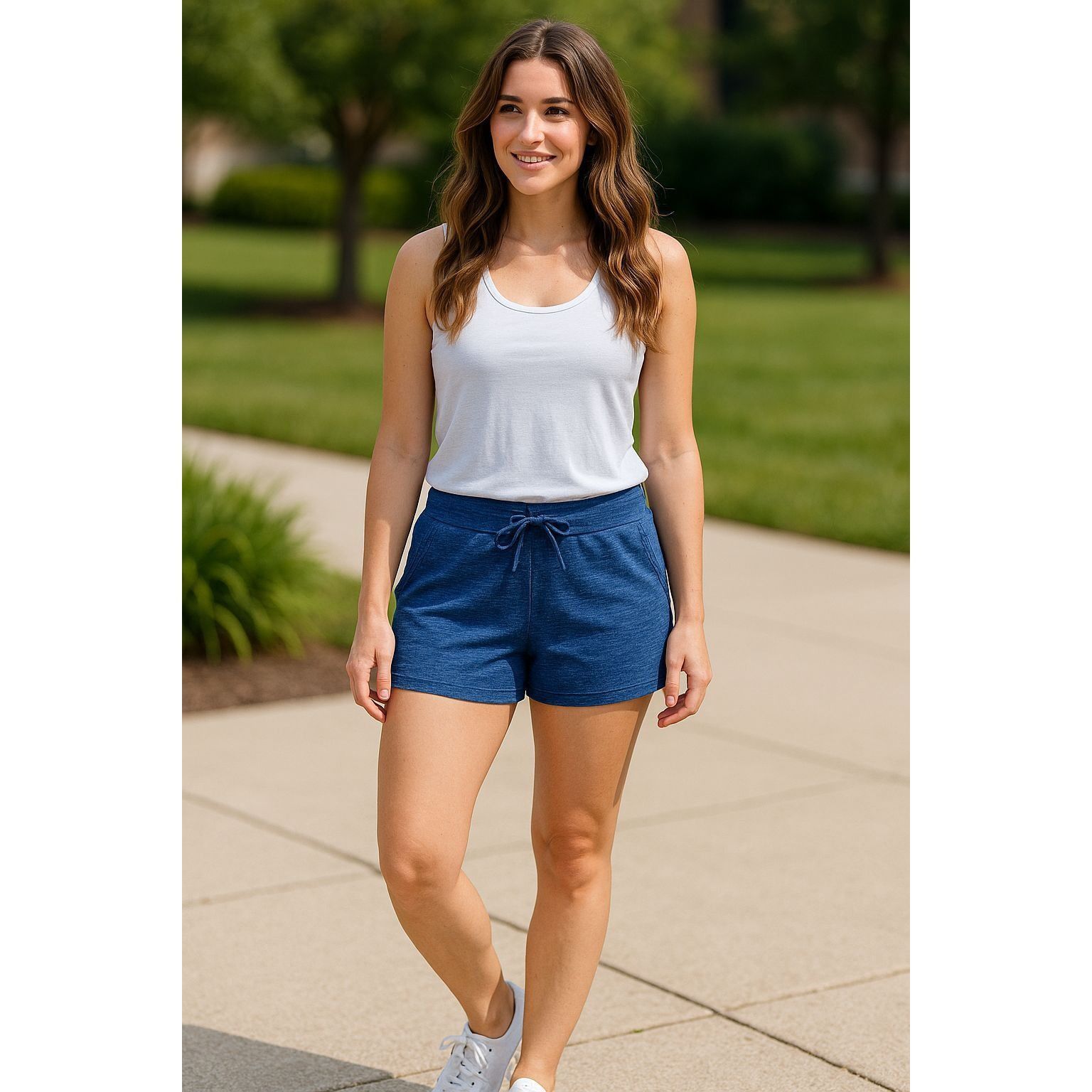 Other 32 Degrees Cool Cobalt Blue Lounge Shorts Size M Soft Stretc Size 28" / US 6 / IT 42 - 1 Thumbnail