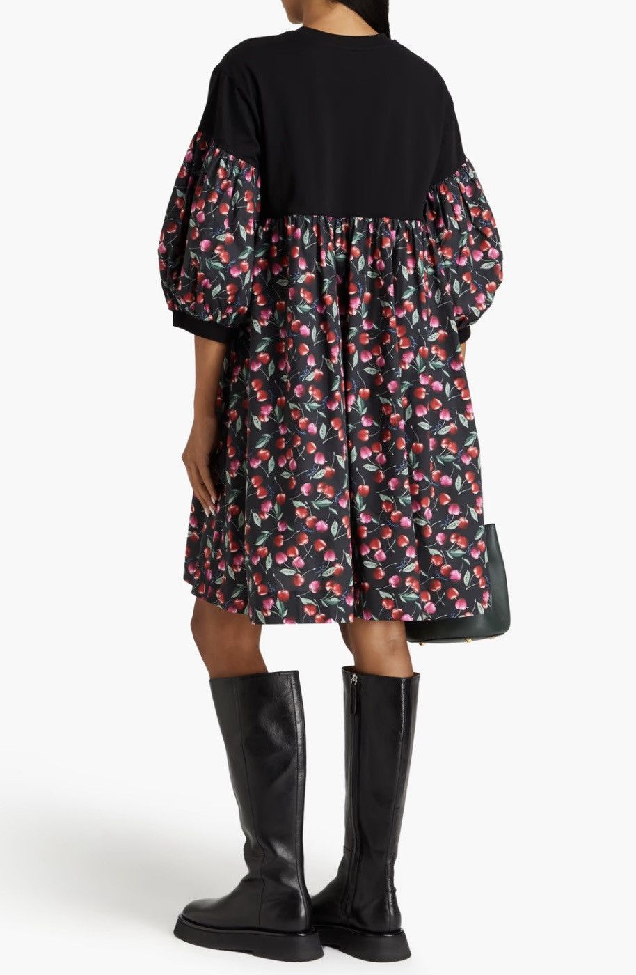 Chloe × See by Chloe See by Chloe babydoll poplin cherry print dress gown cotton Size XL / US 12-14 / IT 48-50 - 3 Thumbnail