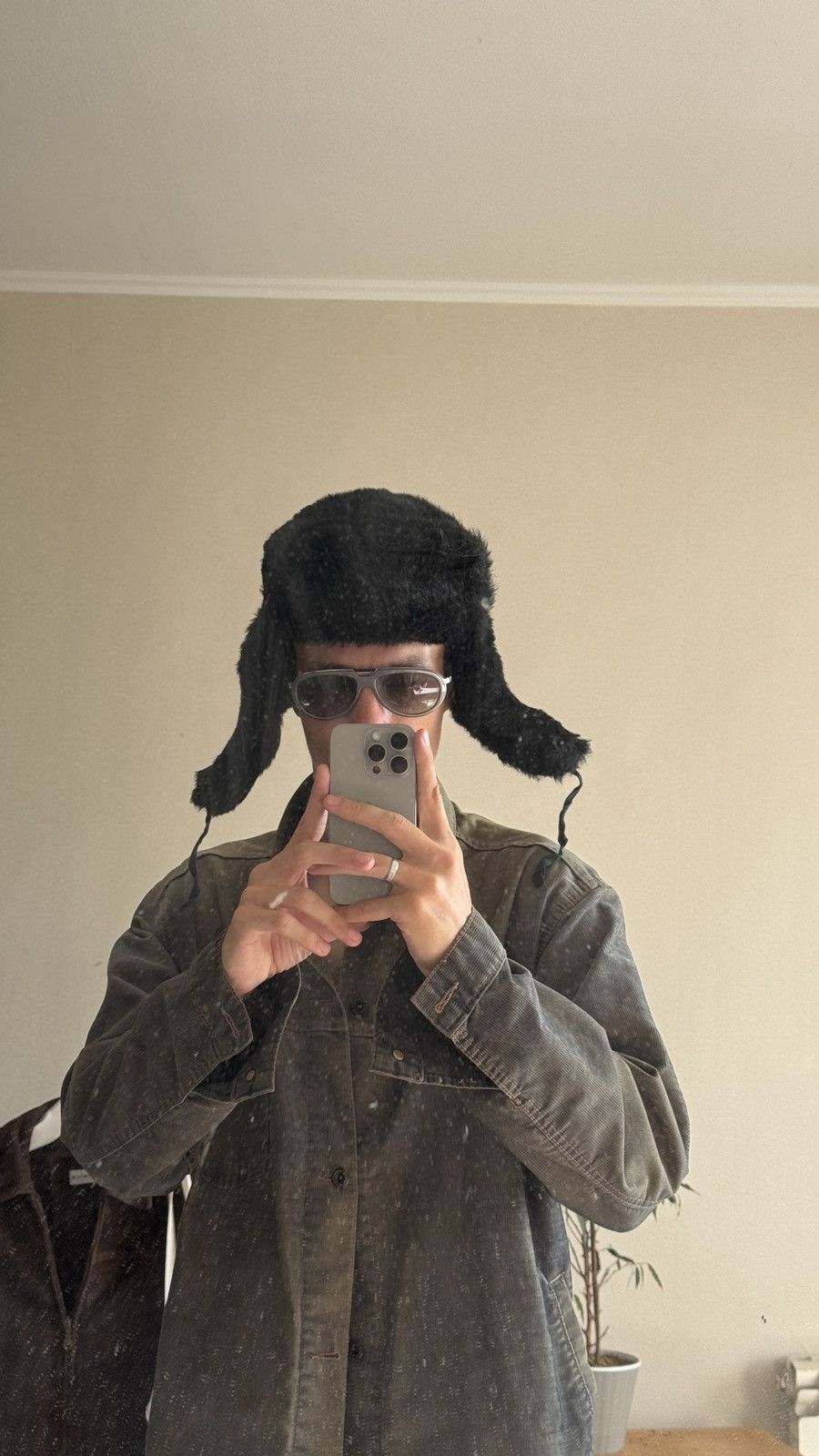 Hysteric Glamour Vintage Mask Fur Trapper Y2K USHANKA Mohair Lil Uzi Vert Size ONE SIZE - 2 Thumbnail
