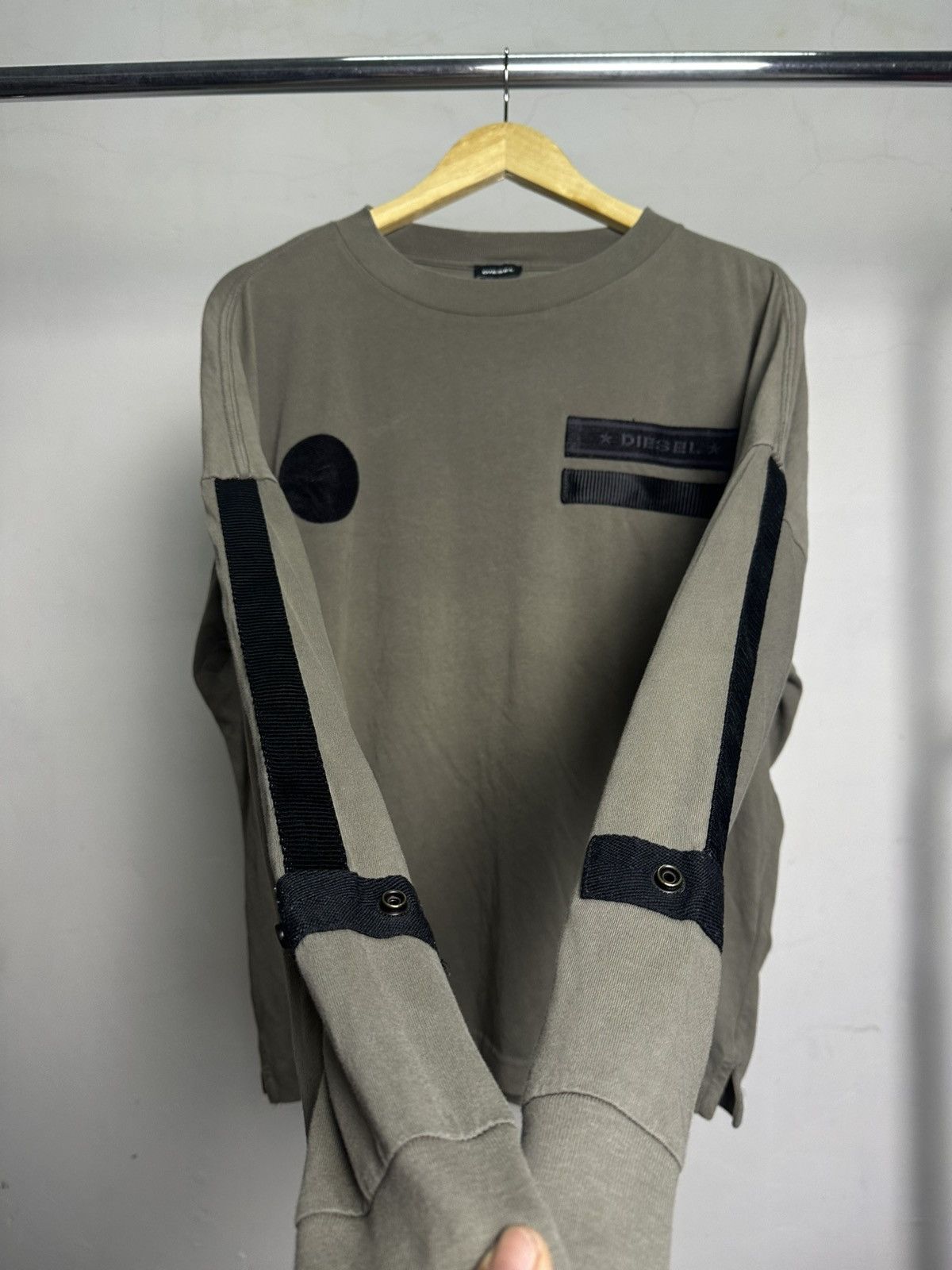 Diesel Diesel Futuristic Longsleeve Punk Size US L / EU 52-54 / 3 - 3 Thumbnail