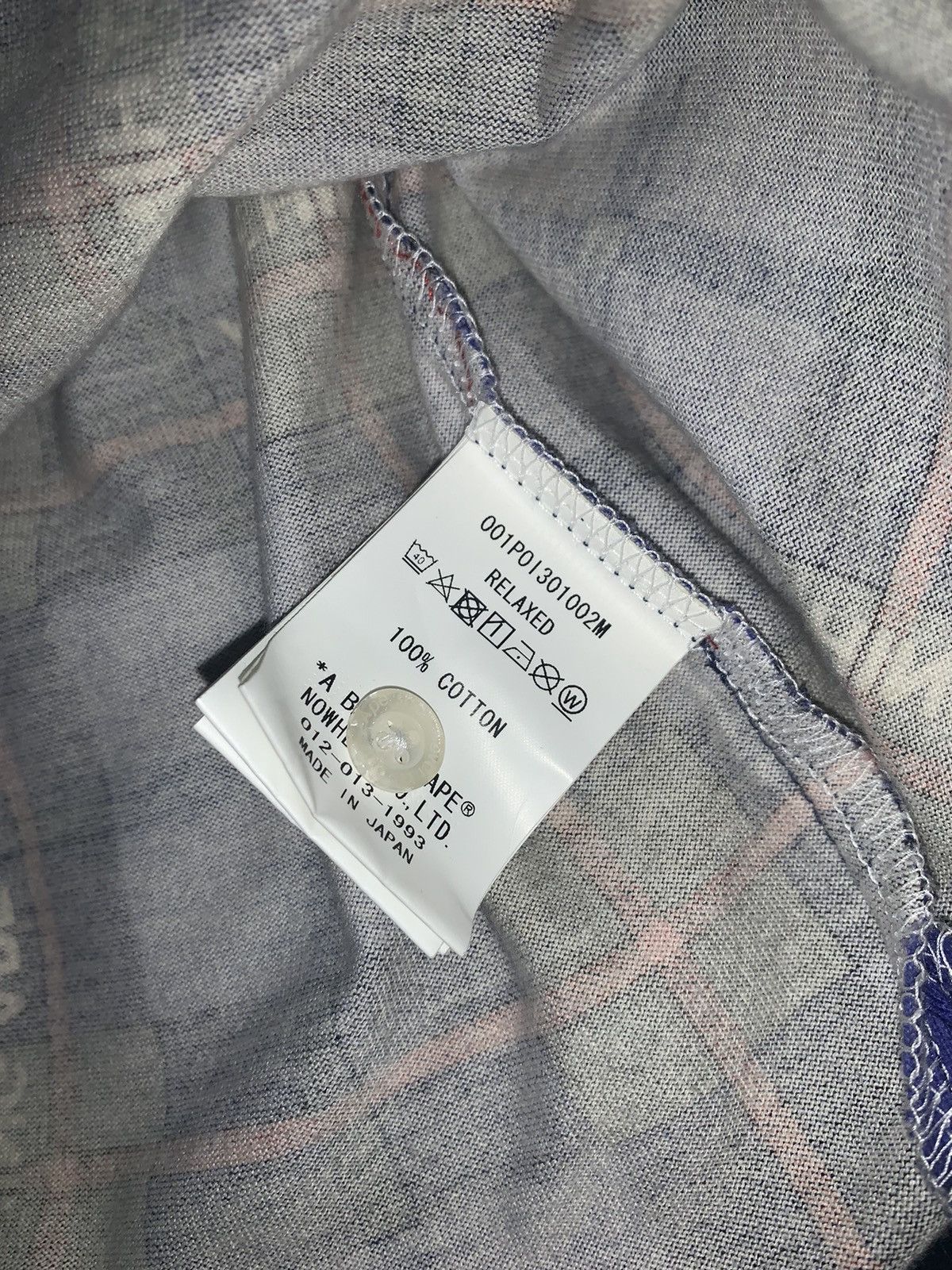 Bape Bape Logo Check Polo Size US L / EU 52-54 / 3 - 4 Thumbnail