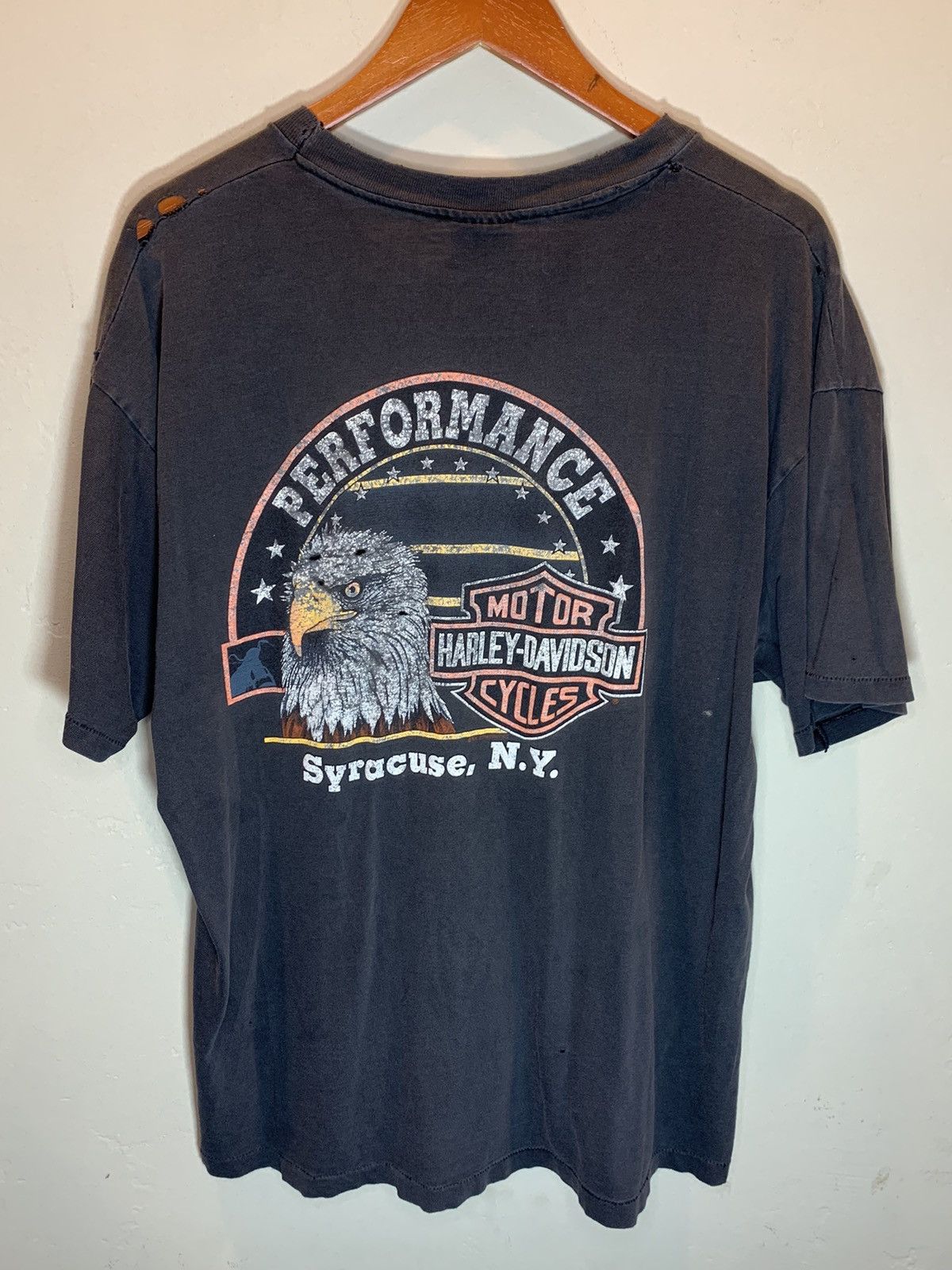 Harley Davidson *RARE* Vintage 90’s Harley Davidson Performance Biker Shirt Size US XL / EU 56 / 4 - 2 Thumbnail