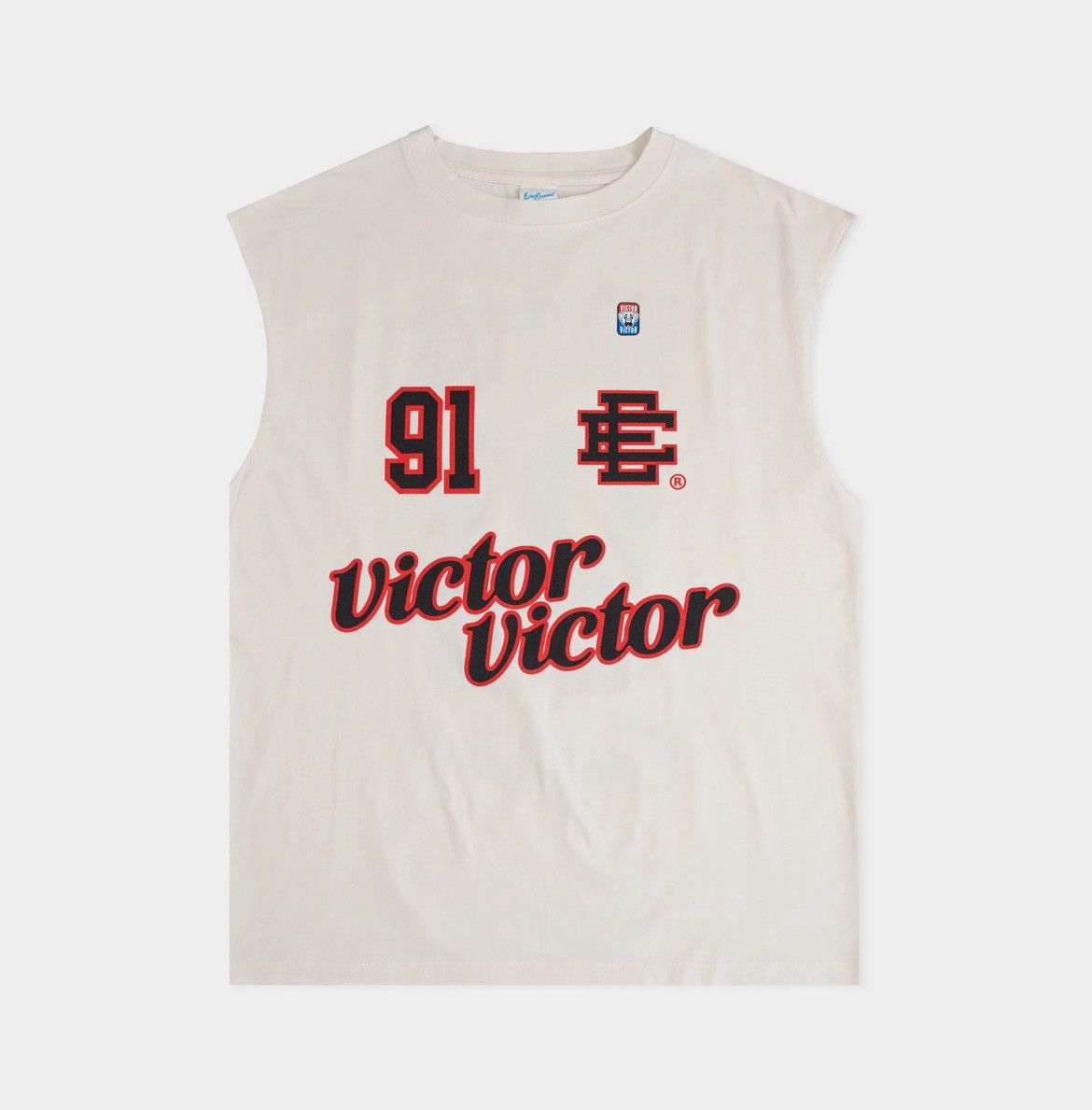 Eric Emanuel Eric Emanuel x Victor Victor ivory cutoff sleeveless large Size US L / EU 52-54 / 3 - 2 Thumbnail