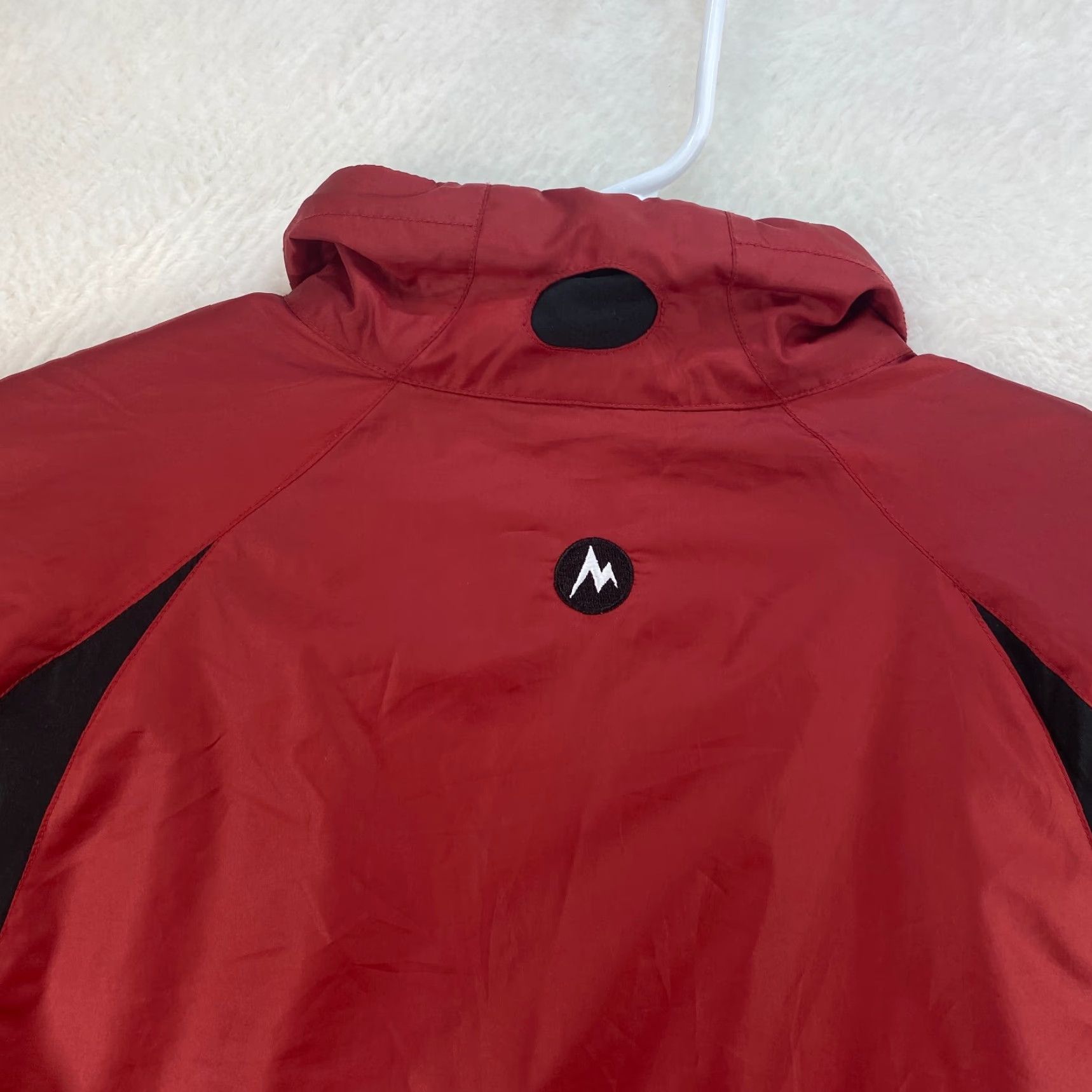 Marmot Marmot Jacket Windbreaker Mens Large Red/Black Fleece Lined Full Zip Lightweight Size US L / EU 52-54 / 3 - 3 Thumbnail