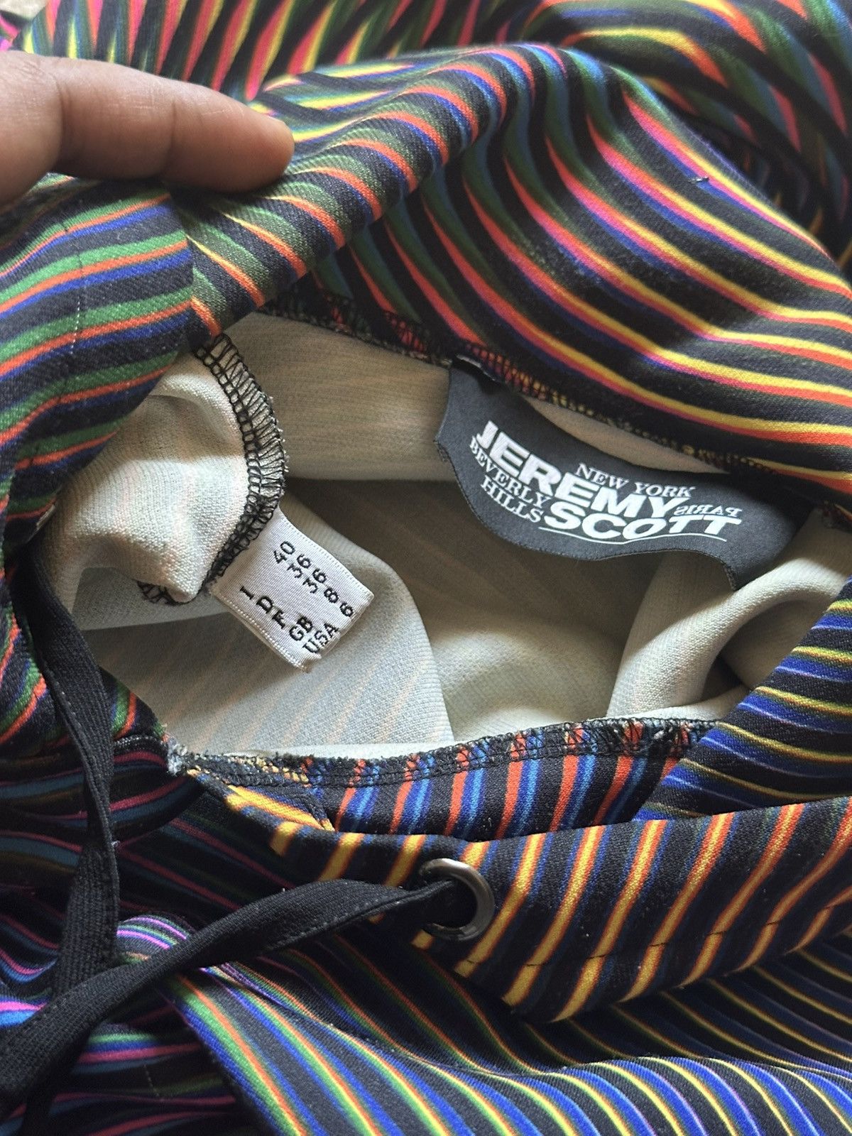 Jeremy Scott 2000s Jeremy Scott LSD Psychedelic Spiral Illusion Hoodie Size US M / EU 48-50 / 2 - 16 Thumbnail