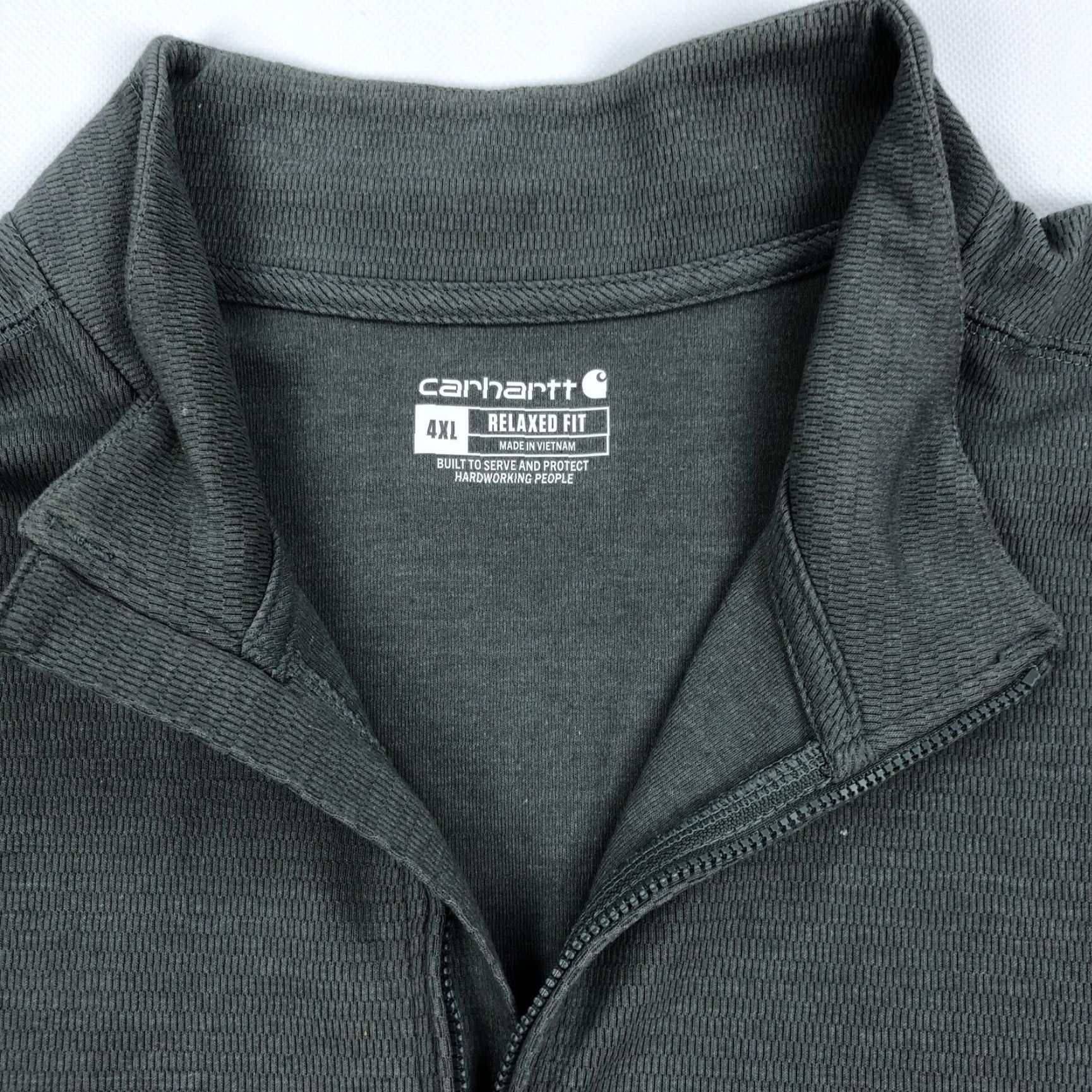 Carhartt Carhartt 4XL Men Activewear Shirt Elm 1/4 Zip Pullover Relaxed Fit Long Sleeve Mock Neck Pocketed VINTAGE (if applicable) Size US XXL / EU 58 / 5 - 4 Thumbnail