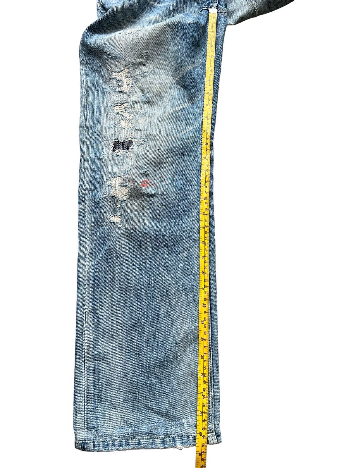 NANO universe Nano Universe Japan Distressed Denim Jeans 34x29.5 Size US 34 / EU 50 - 9 Thumbnail