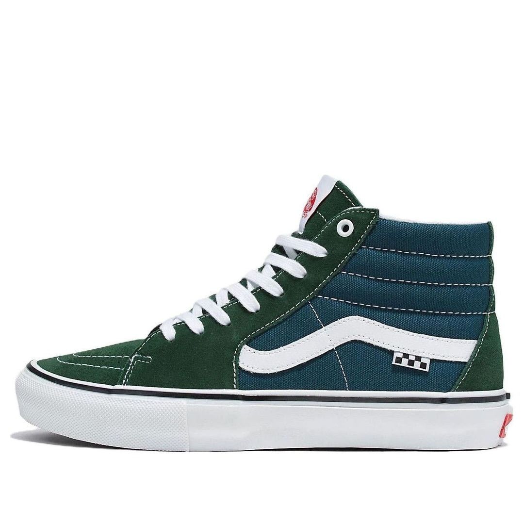 Vans VANS MEN'S 13 SK8 HI MOUTAIN VIEW GREEN BLUE CANVAS NIB Size US 13 / EU 46 - 1 Thumbnail