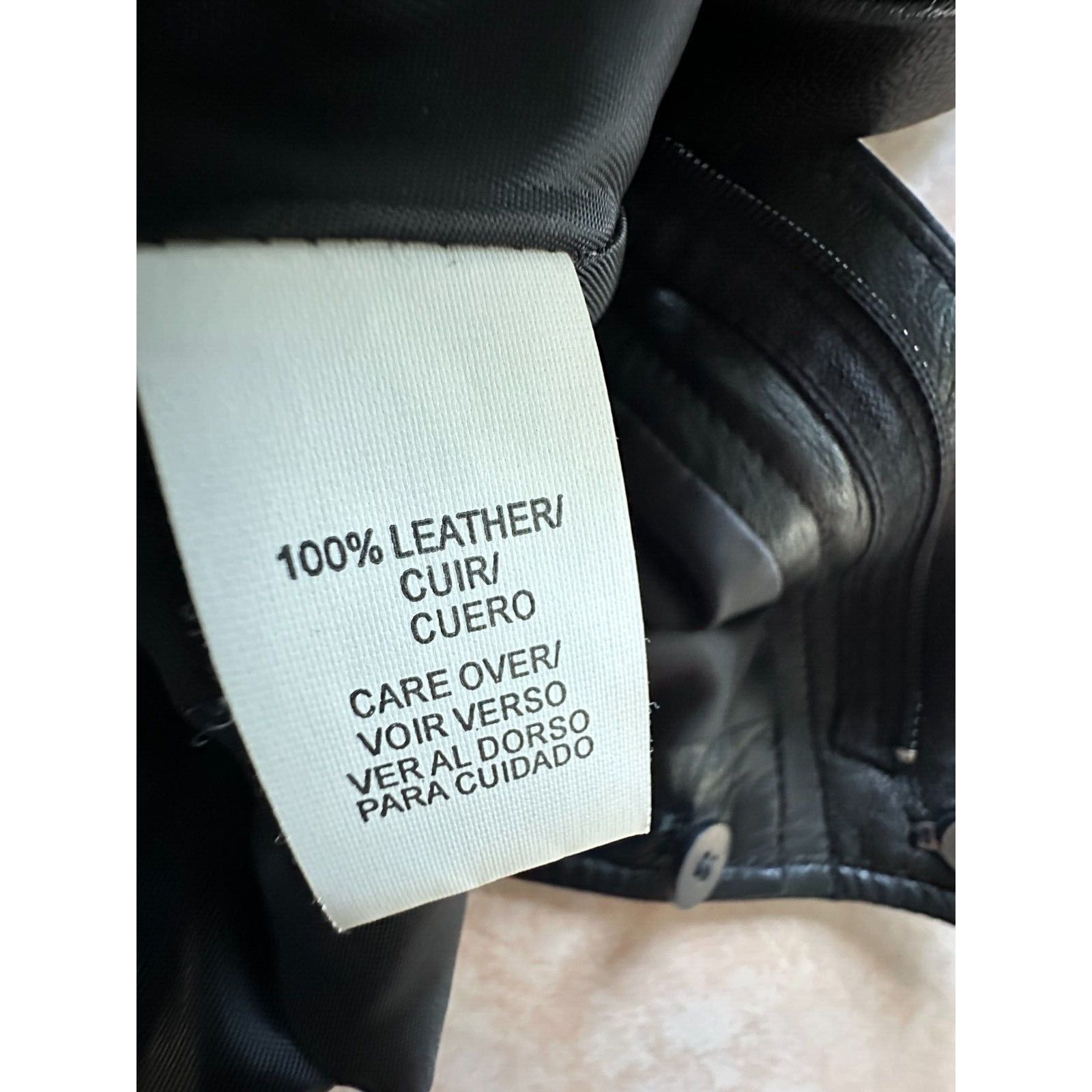 Anne Klein AK Anne Klein Leather Black pants Women size 10 Size 32" / US 10 / IT 46 - 8 Thumbnail