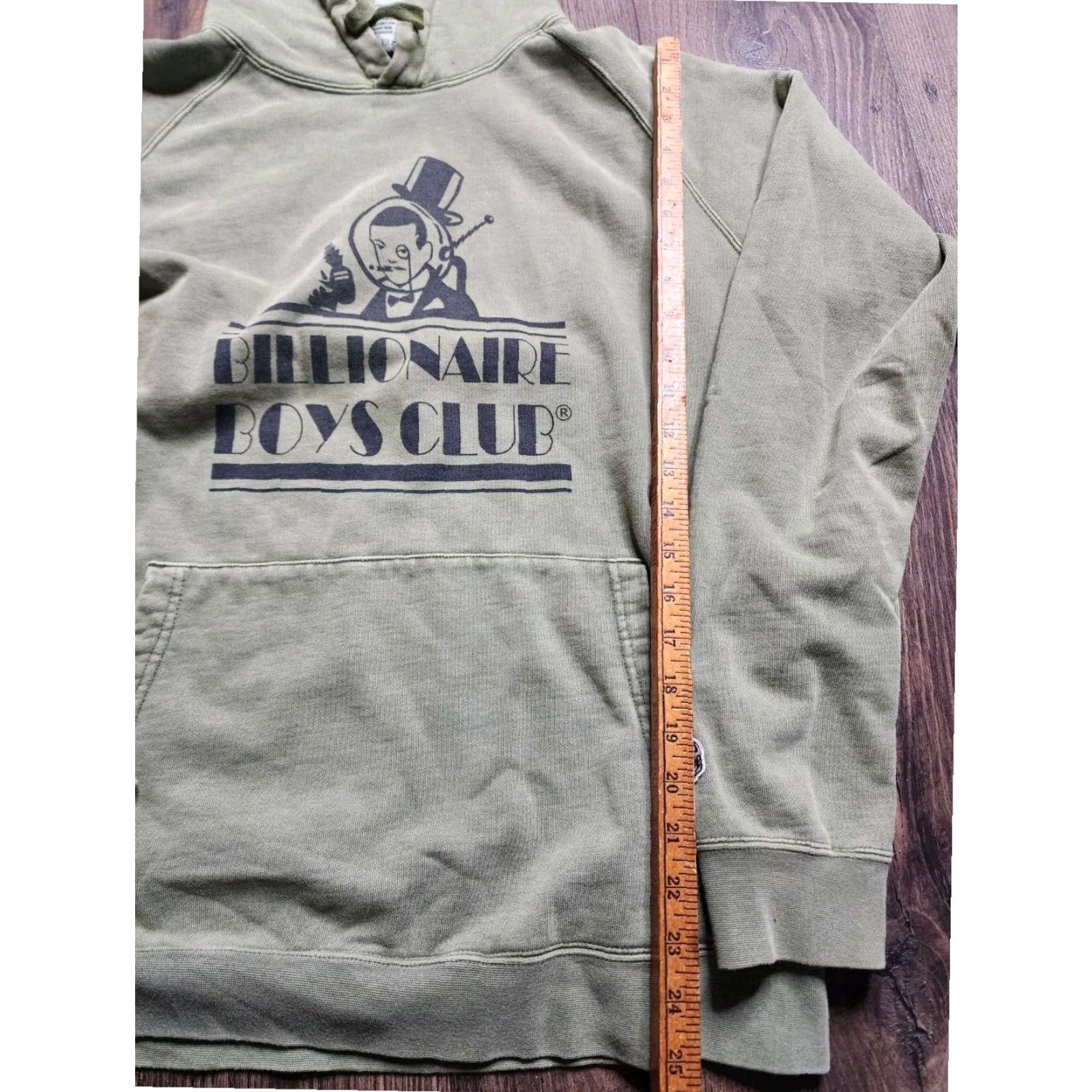 Billionaire Boys Club VINTAGE Billionaire Boys Club Green Space Graphic Hoodie Sweatshirt Mens Large Size US L / EU 52-54 / 3 - 7 Thumbnail
