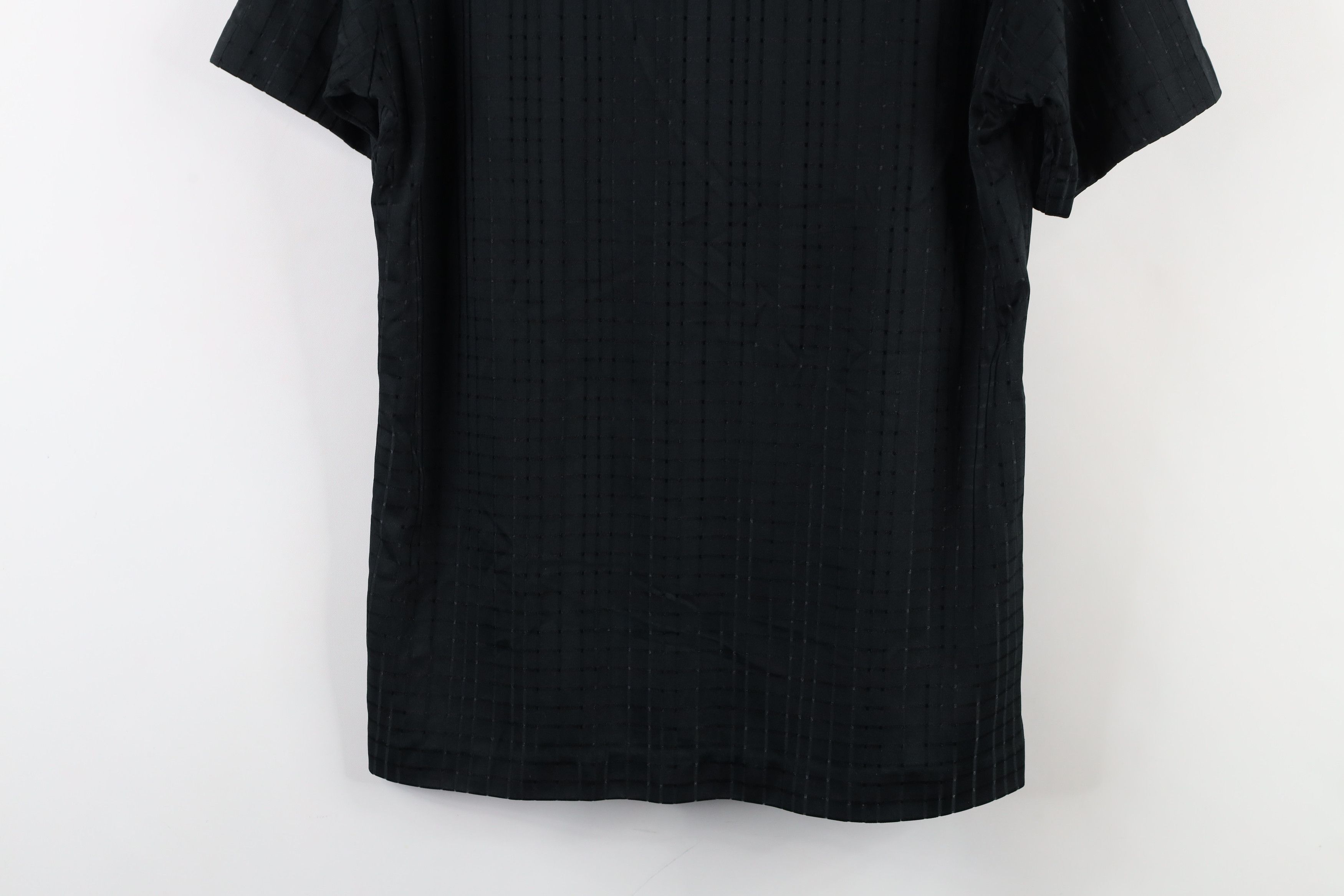 Vintage Vintage 70s Streetwear Checkered Polo Shirt Black USA Size US M / EU 48-50 / 2 - 14 Thumbnail