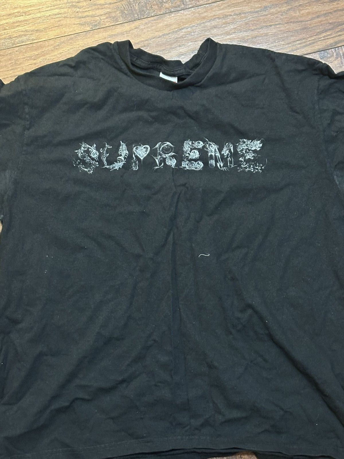 Supreme Supreme black tee with back graphic Size US XL / EU 56 / 4 - 1 Thumbnail