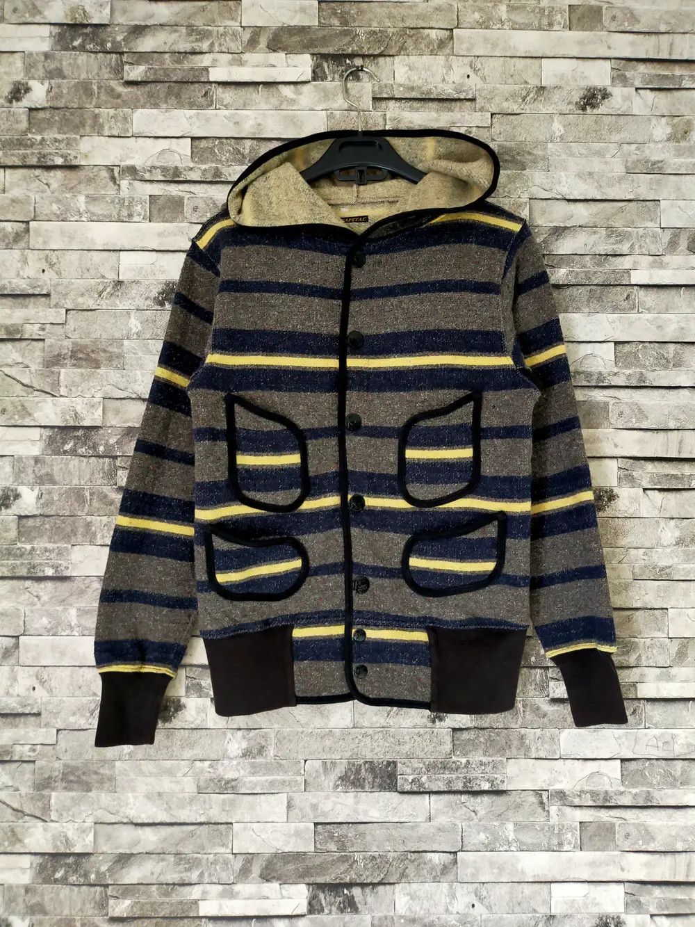 Kapital × Vintage Kapital kamp border Hoodie Size US S / EU 44-46 / 1 - 1 Thumbnail