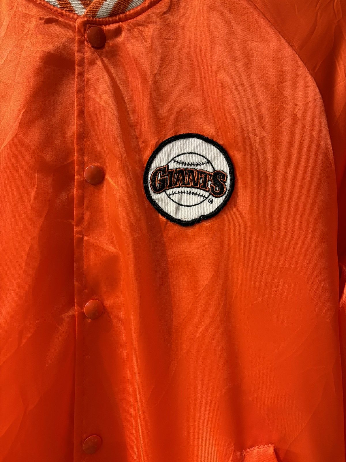 Vintage Vintage 90‘s San Francisco Giants Satin Bomber Jacket Size US XL / EU 56 / 4 - 2 Thumbnail