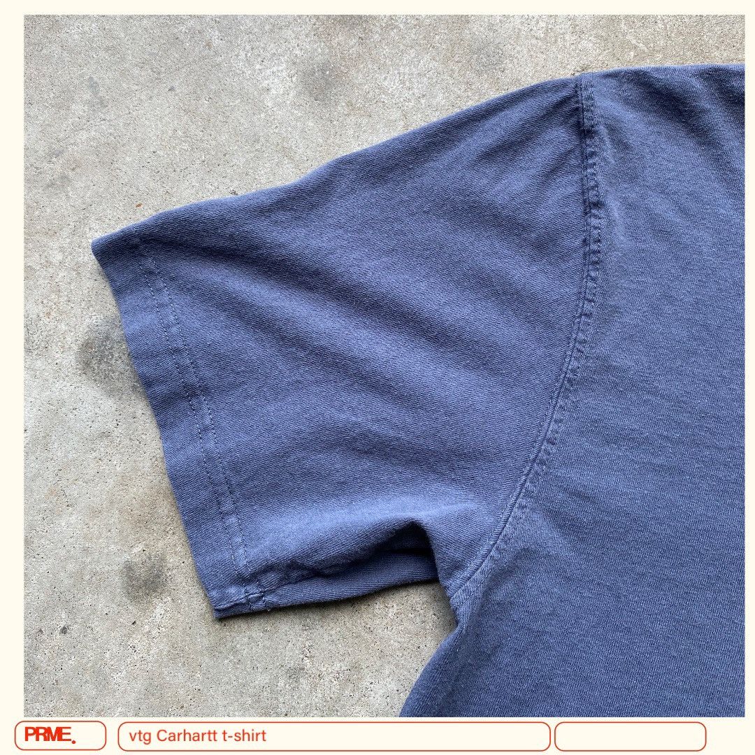 Carhartt × Vintage vintage Y2K CARHARTT Classic Logo spellout patch t-shirt Size US M / EU 48-50 / 2 - 10 Thumbnail