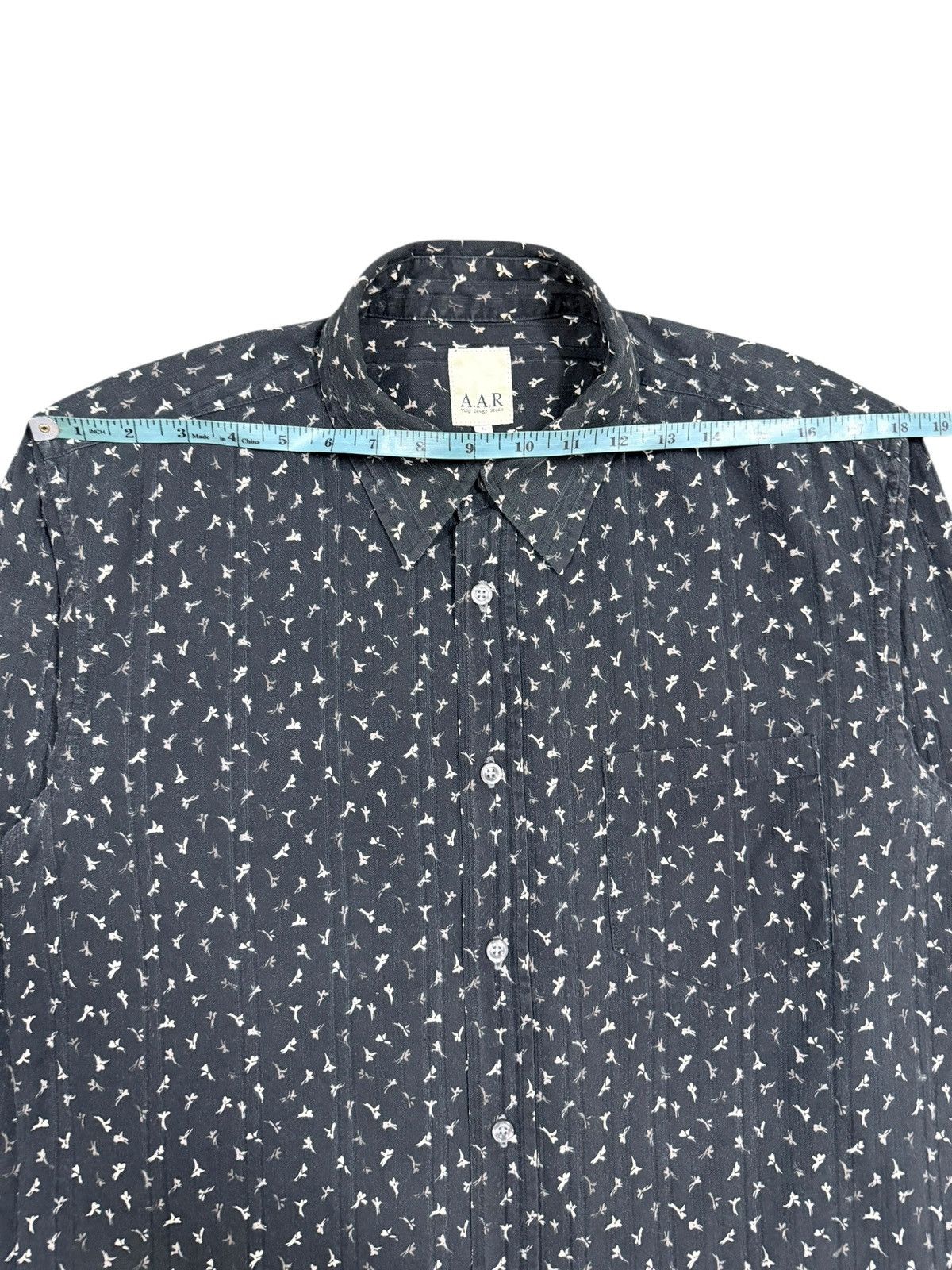 Yohji Yamamoto A.A.R Yohji Yamamoto Printed Shirt Button Ups Designer Size US L / EU 52-54 / 3 - 15 Thumbnail