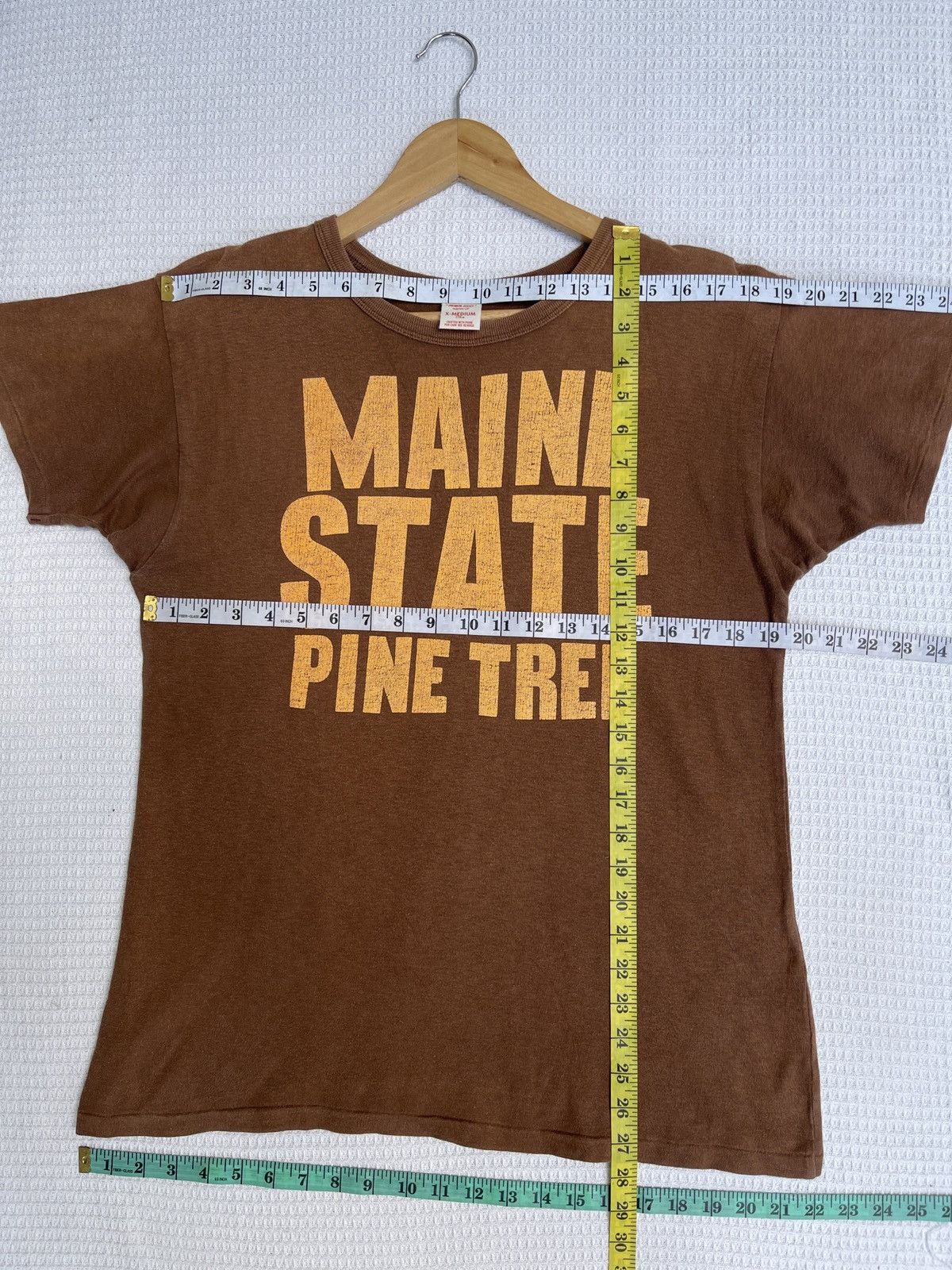 Japanese Brand Last Drop🔥Rare🔥Vintage Denim Dungaree PineTree Faded T-Shirt Size US M / EU 48-50 / 2 - 8 Thumbnail