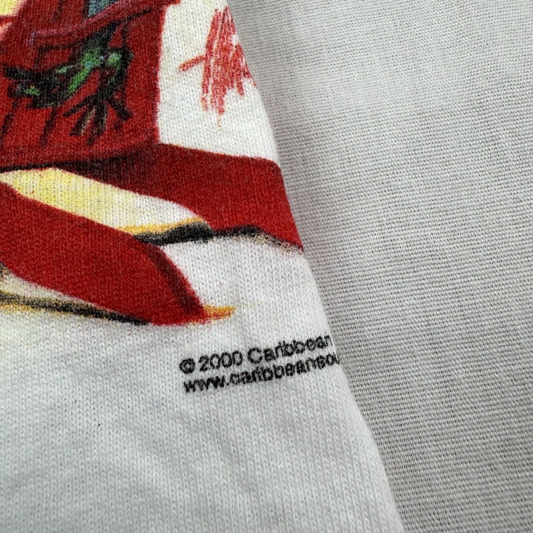 Vintage VINTAGE Caribbean Soul T-Shirt Adult Large White Men 90s Tropical Chairmen Of The Seaboard 90s Mens T-Shirt Size US L / EU 52-54 / 3 - 3 Thumbnail