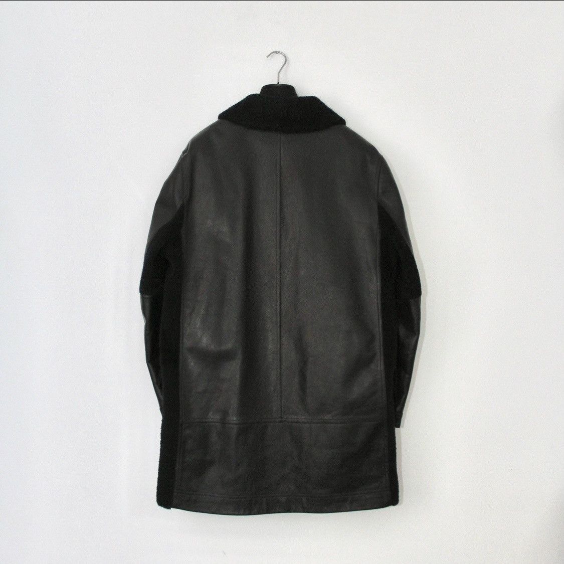 Alexander McQueen Alexander McQueen Shearling Leather Panel Coat Size US L / EU 52-54 / 3 - 5 Thumbnail