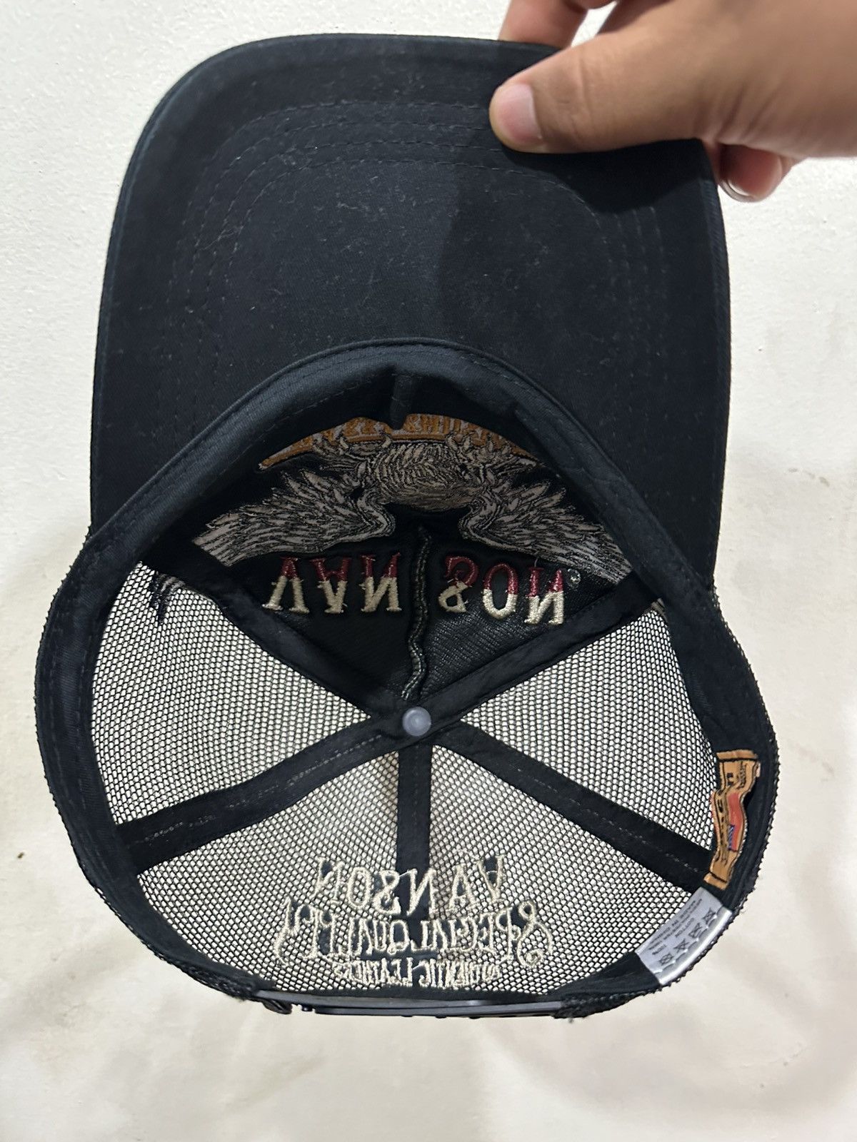 Vanson Leathers VTG Full Embroid Vanson Motorcycles Trucker Hat Size ONE SIZE - 6 Thumbnail