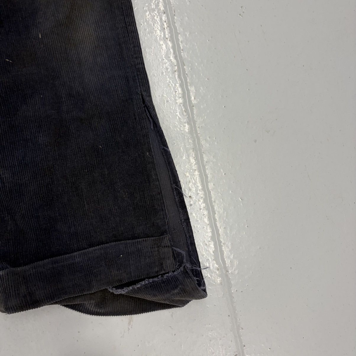 Other Vintage 40s Navy Faded Drop Loop Workwear Corduroys 26x25 Size 26" / US 2 / IT 38 - 2 Thumbnail