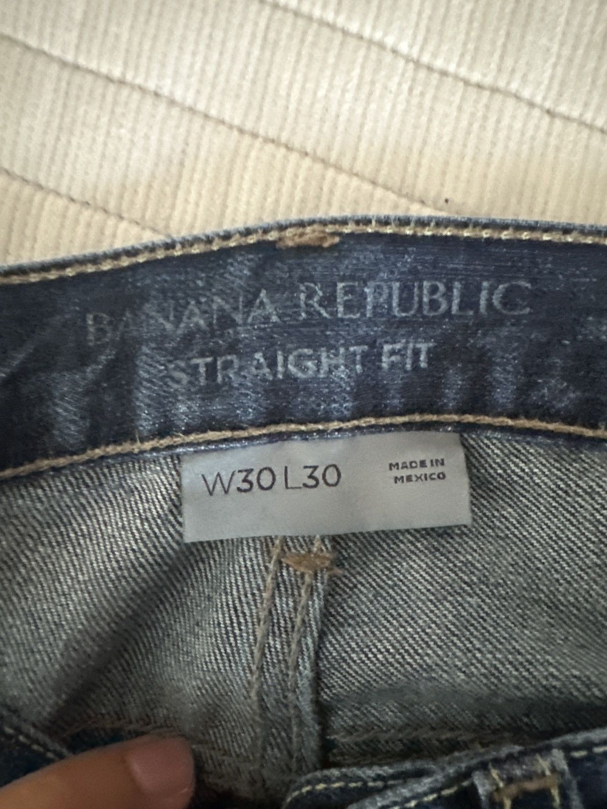 Banana Republic Straight Vintage Banana republic jeans Size US 30 / EU 46 - 3 Thumbnail