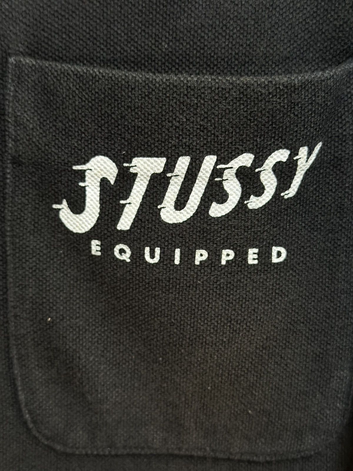 Stussy Thrashed Vintage Stussy Equipped Polo Sun Faded Tee Size US L / EU 52-54 / 3 - 4 Thumbnail