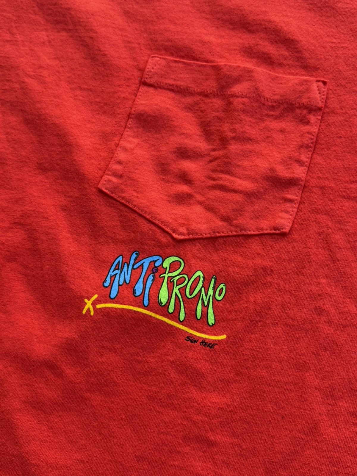 Matty Boy Matty Boy Anti Promo Pop-Up Tee – Red Large NWT Size US L / EU 52-54 / 3 - 4 Thumbnail