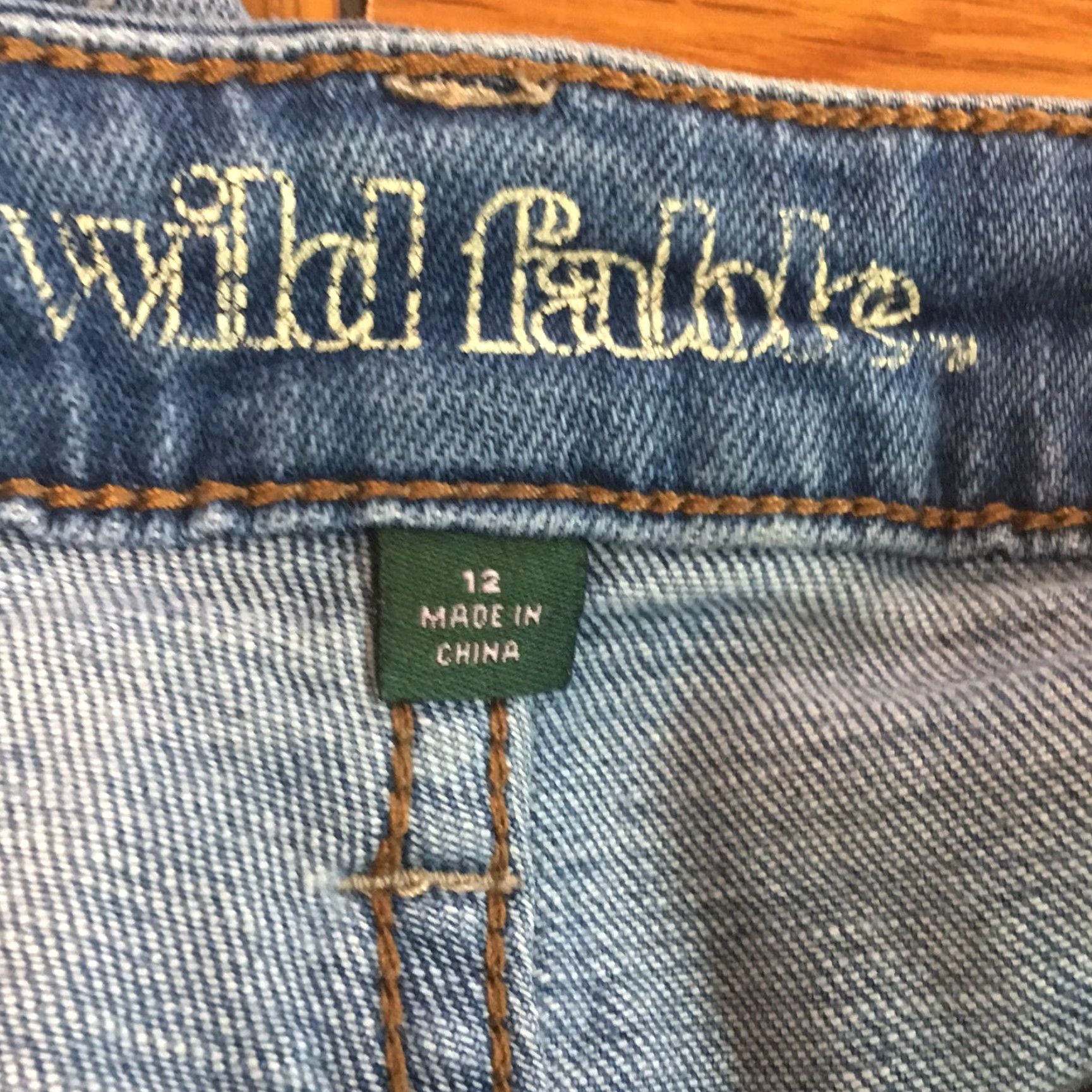 Vintage Wild Fable Jeans Women Size 12 Denim Skinny High Rise 34W x 28L Blue 5-Pocket Stretch Womens Size 34" / US 12 / IT 48 - 7 Thumbnail