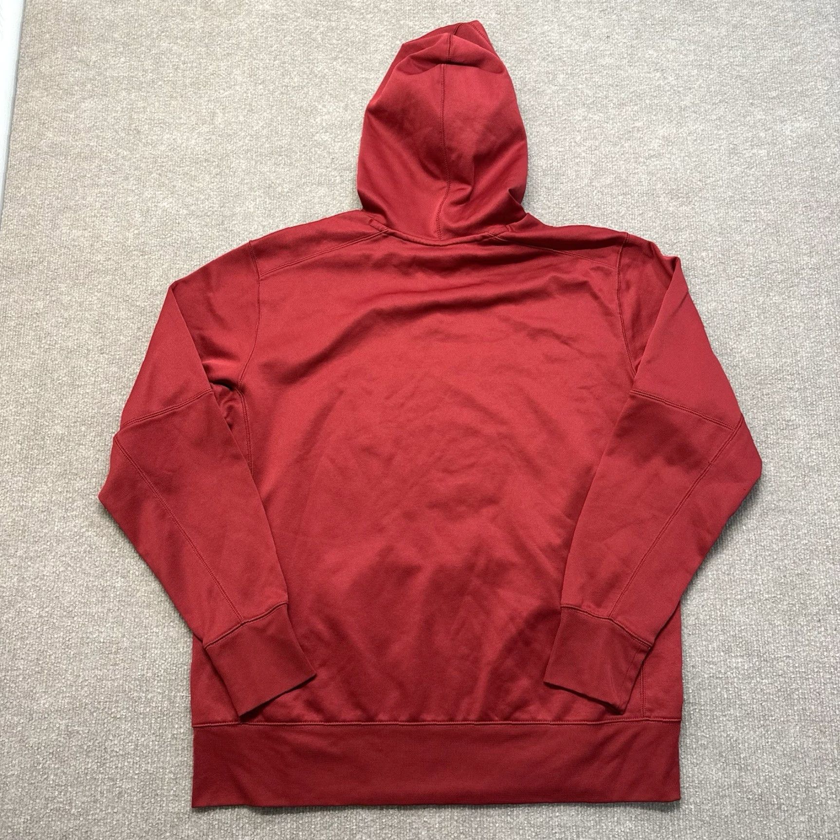Nike Nike Hoodie Mens XL Maroon Dri Fit Hooded Sweatshirt Pocket Pullover Graphic Print Shoes? Size US XL / EU 56 / 4 - 7 Thumbnail