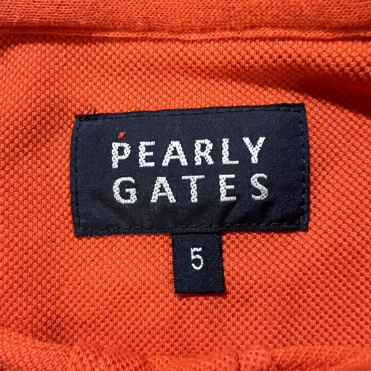 Other Pearly Gates Japan Golf Polo Shirt Orange “Play Well” Size US S / EU 44-46 / 1 - 10 Thumbnail