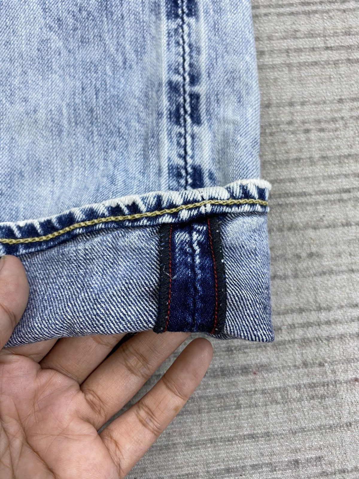If Six Was Nine × Japanese Brand × Vintage Vintage Rodeo Crown Wash Blue Jeans Pants Size US 31 - 13 Thumbnail