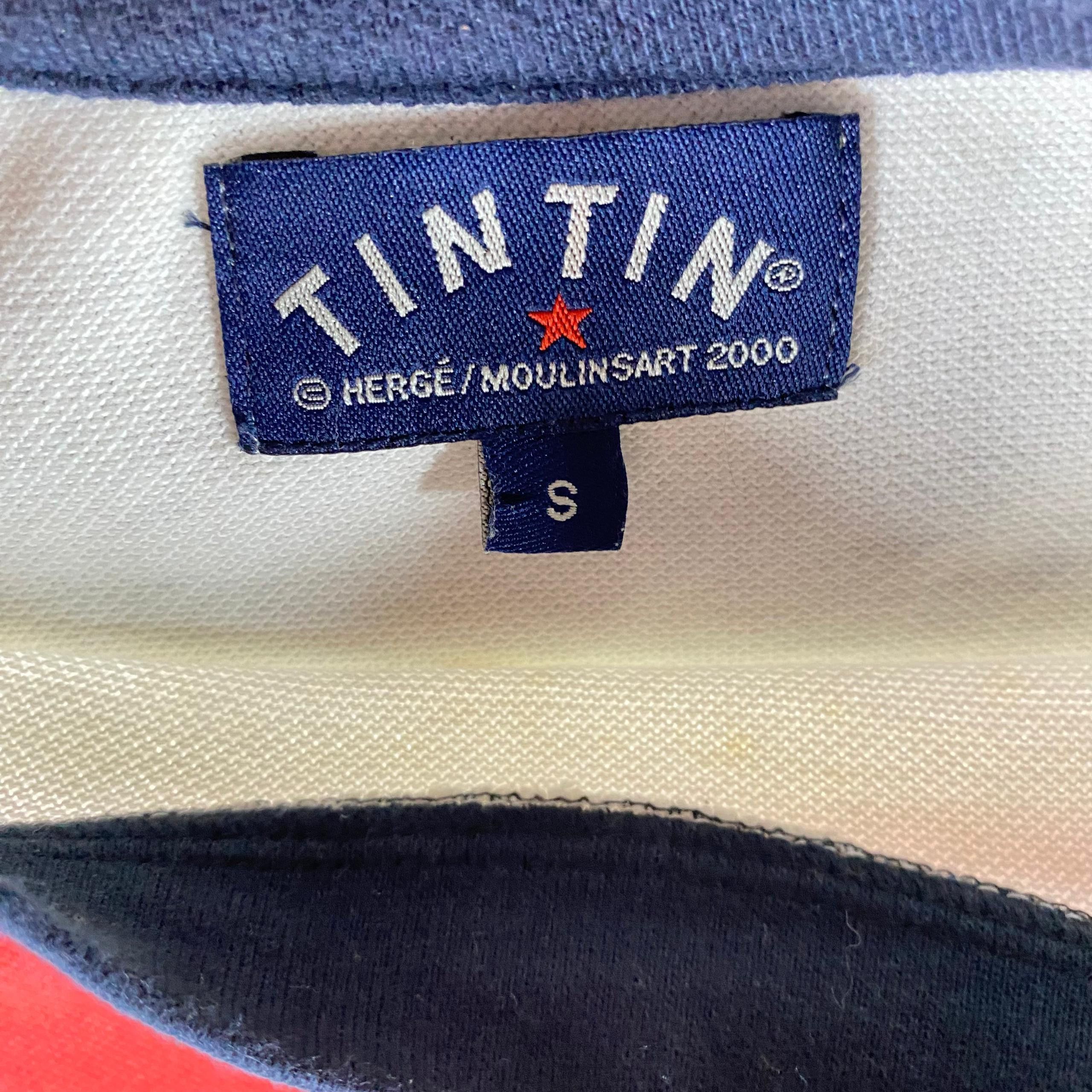 Anime Vintage 00 Tin Tin Cartoon Movie Promo Tshirt Size US S / EU 44-46 / 1 - 12 Thumbnail