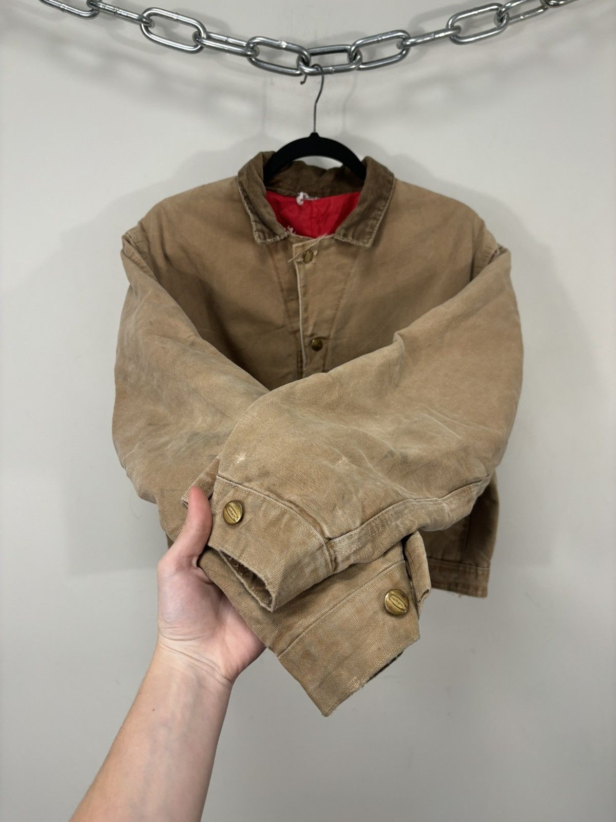 Carhartt Vintage 90s Carhartt USA Made Workwear Boxy Cropped Jacket Size US M / EU 48-50 / 2 - 11 Thumbnail