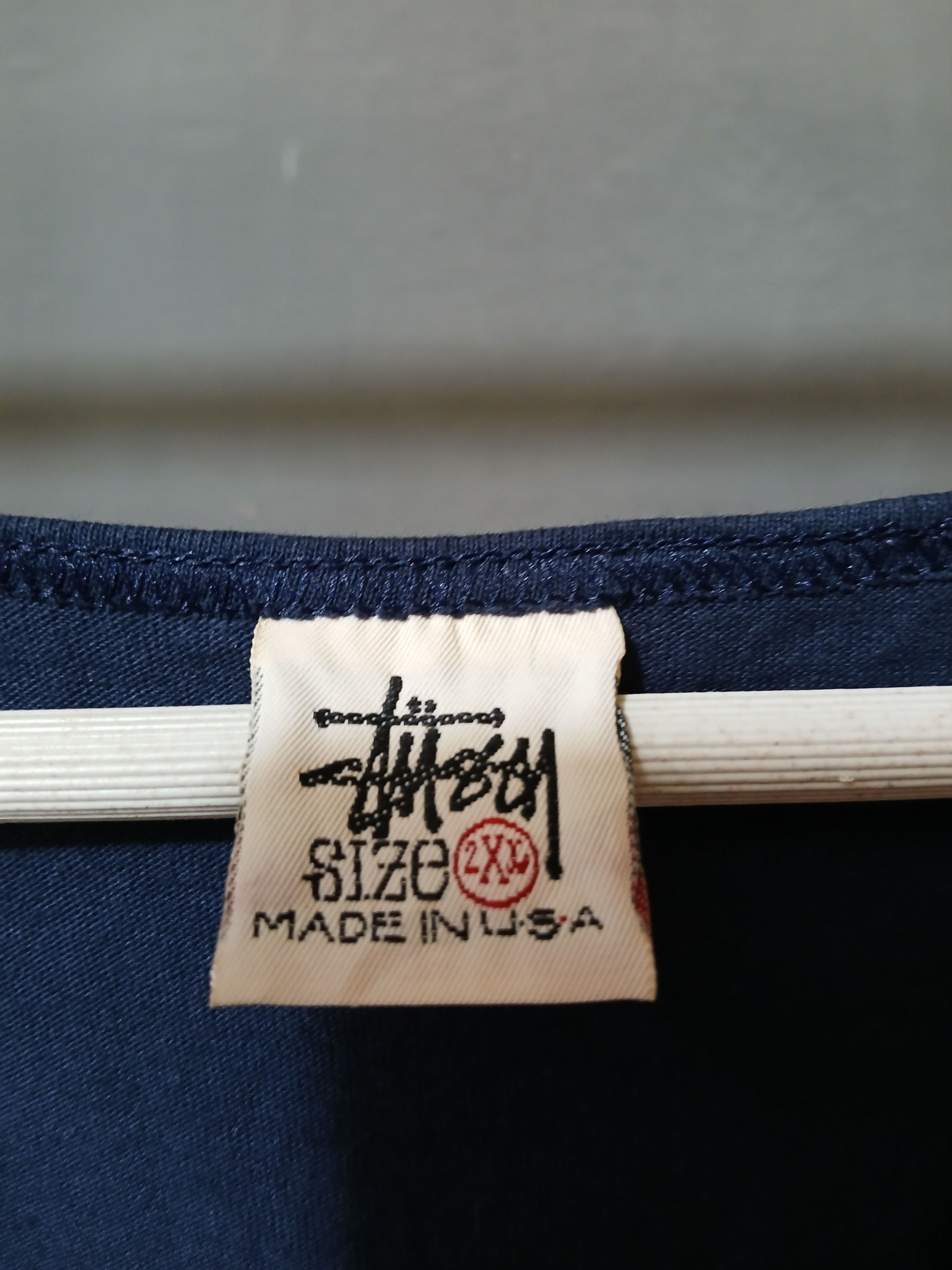 Stussy 90s Stussy Oval Graphic Tank Top Size US XXL / EU 58 / 5 - 4 Thumbnail