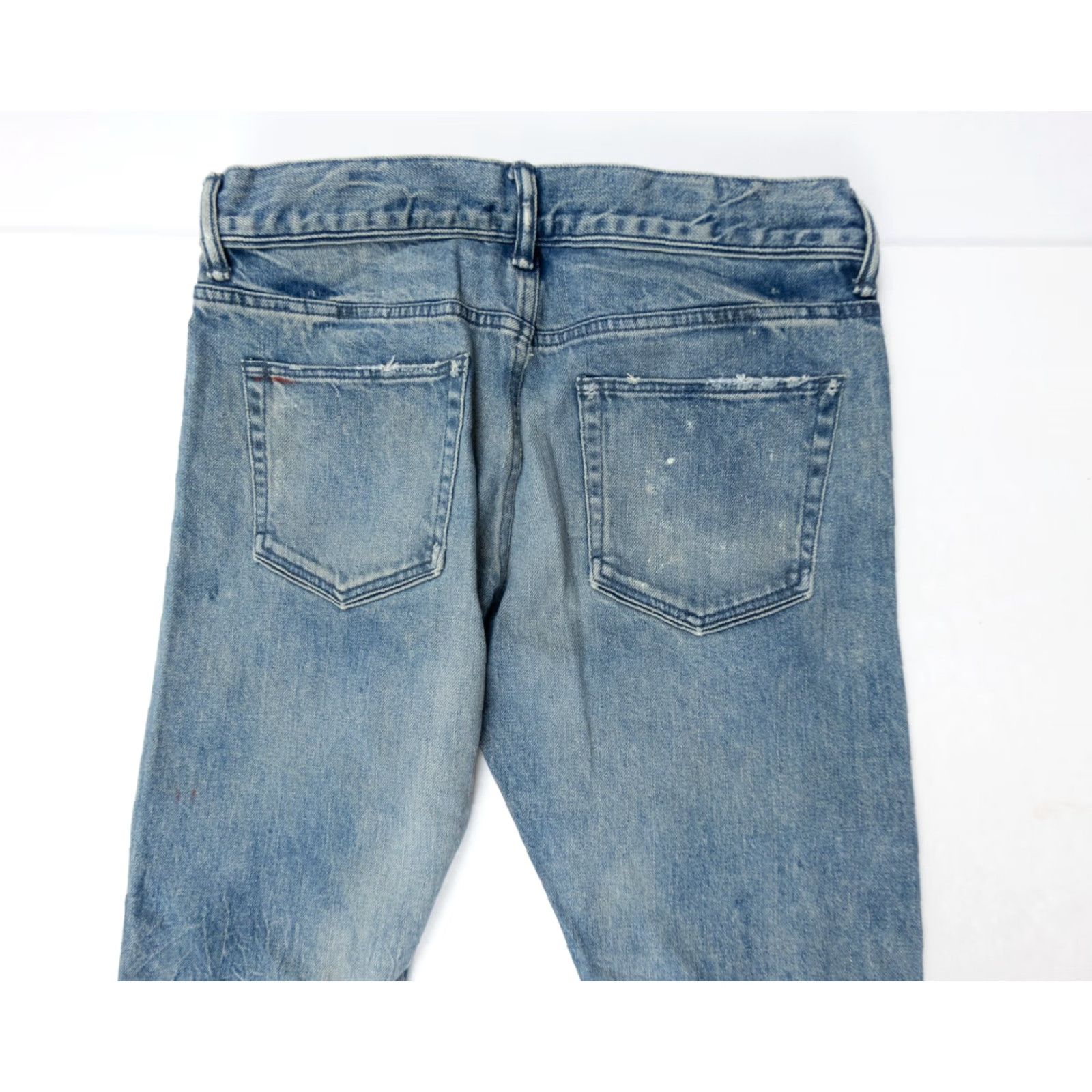 Diesel Diesel Jeans Mens 31 Blue Denim Pants Slim Distressed Tapered Leg 5-Pocket Denim Rise Mid Inseam 32 Regular Size 31 Mens Jeans Size US 31 - 7 Thumbnail