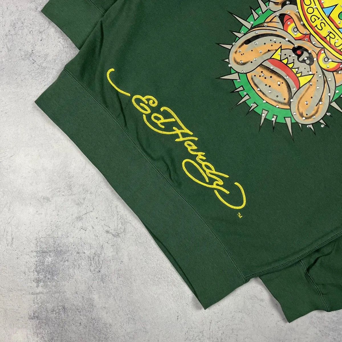 Ed Hardy Ed Hardy by Christian Audigier zip hoodie big logo dogs 3XL Size US XXL / EU 58 / 5 - 2 Thumbnail