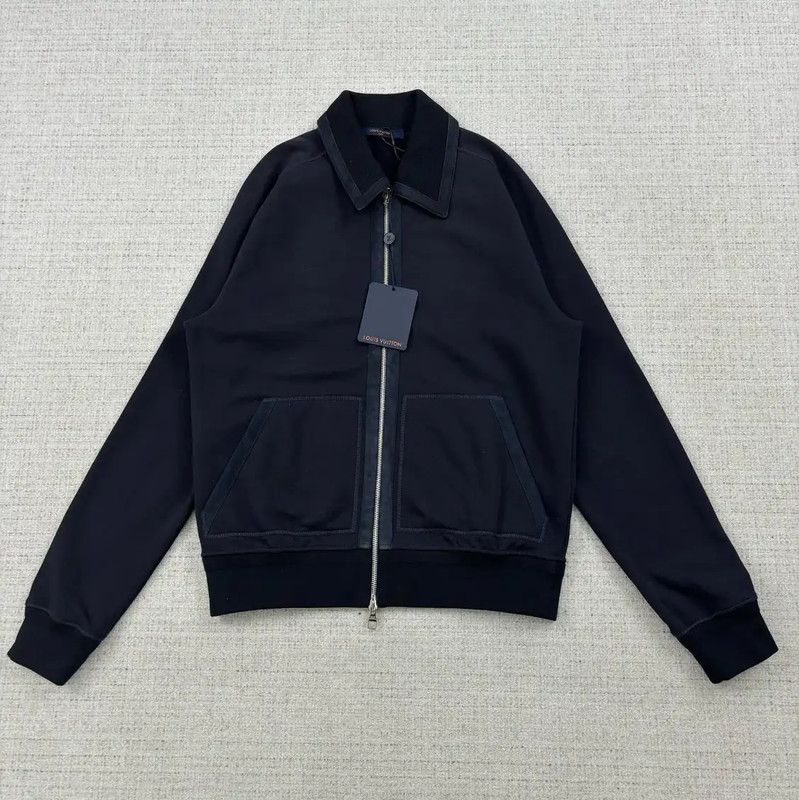 Louis Vuitton Louis Vuitton Navy Cotton Men's Jacket 0089 Size US M / EU 48-50 / 2 - 1 Thumbnail